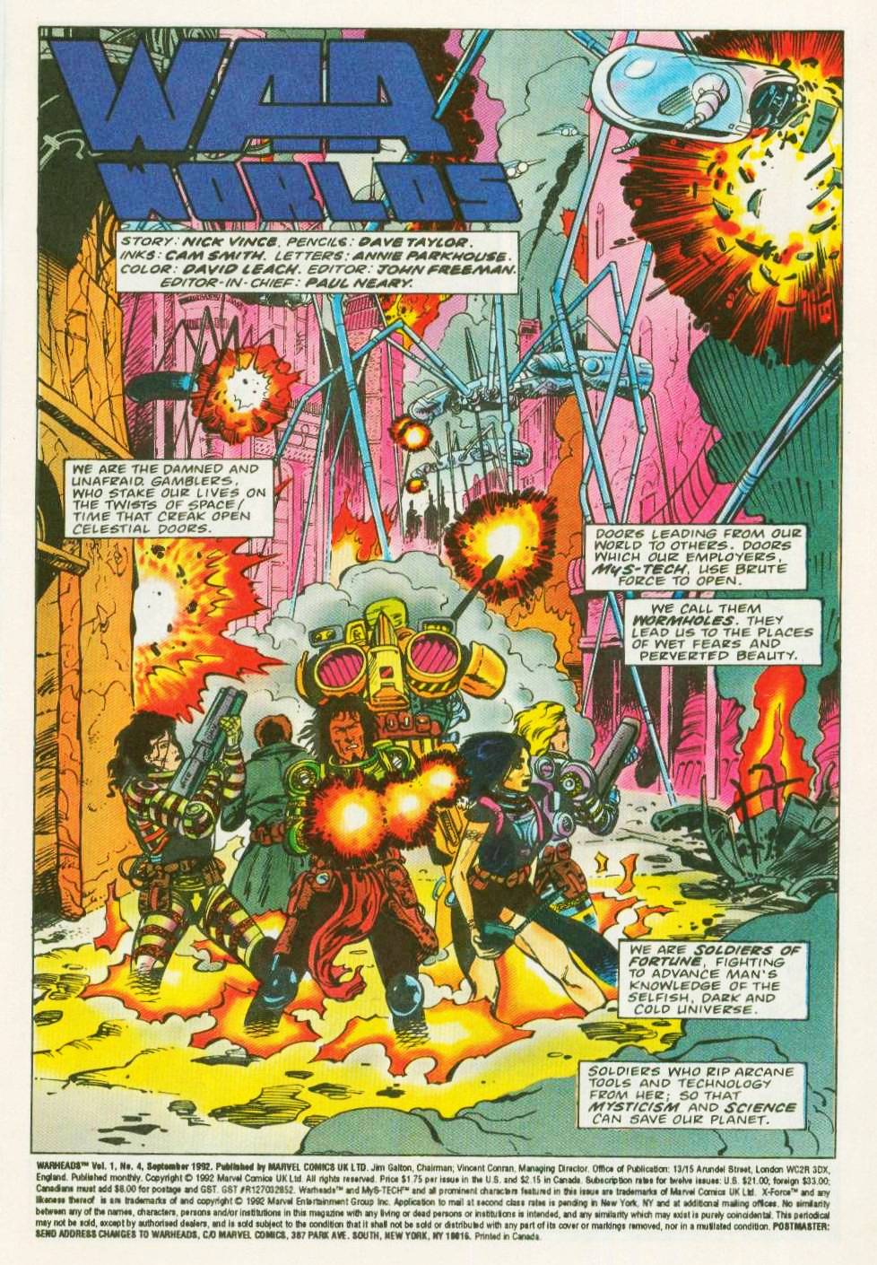 Read online Warheads comic -  Issue #4 - 3