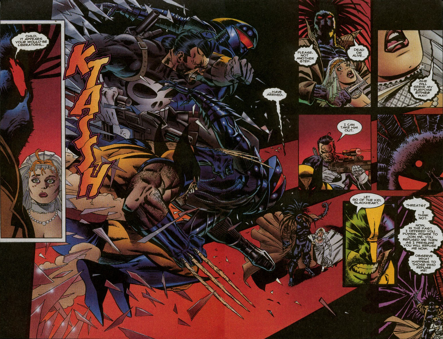 Read online Ghost Rider; Wolverine; Punisher: The Dark Design comic -  Issue # Full - 30