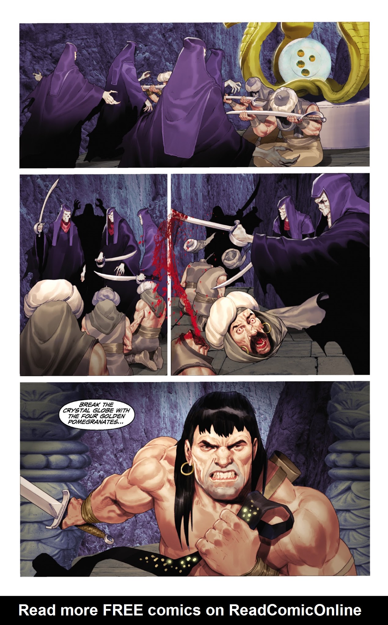 Read online Conan and the People of the Black Circle comic -  Issue #4 - 12