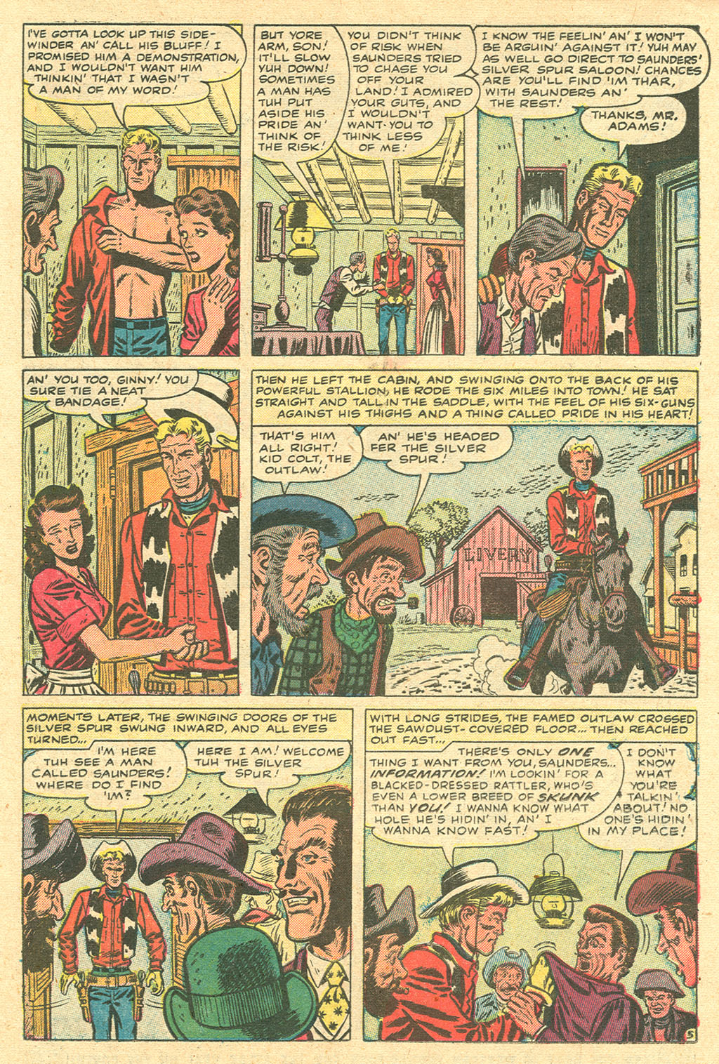 Read online Kid Colt Outlaw comic -  Issue #36 - 15