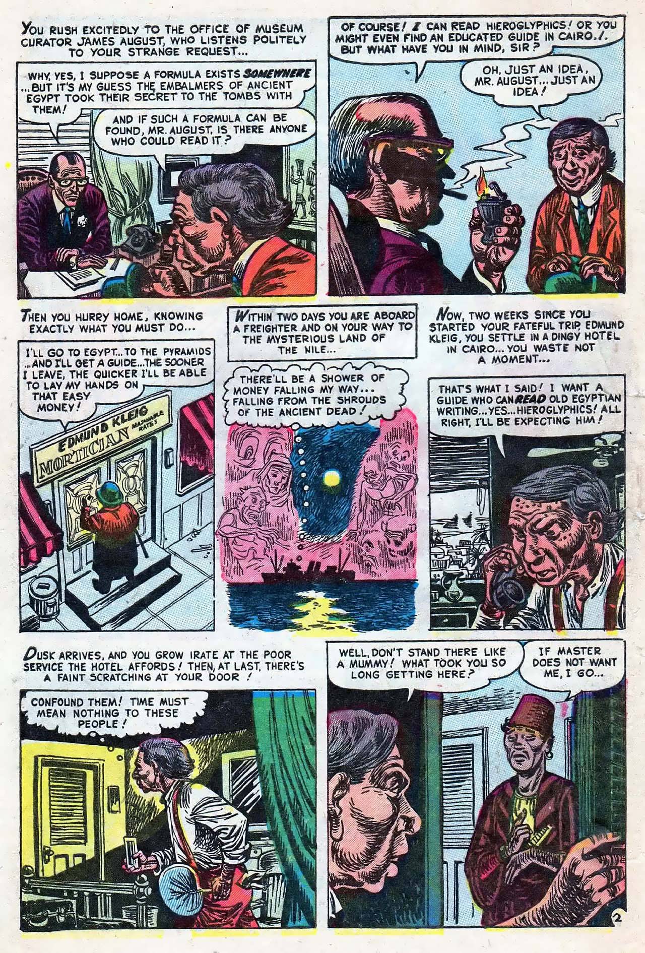 Read online Mystic (1951) comic -  Issue #22 - 4