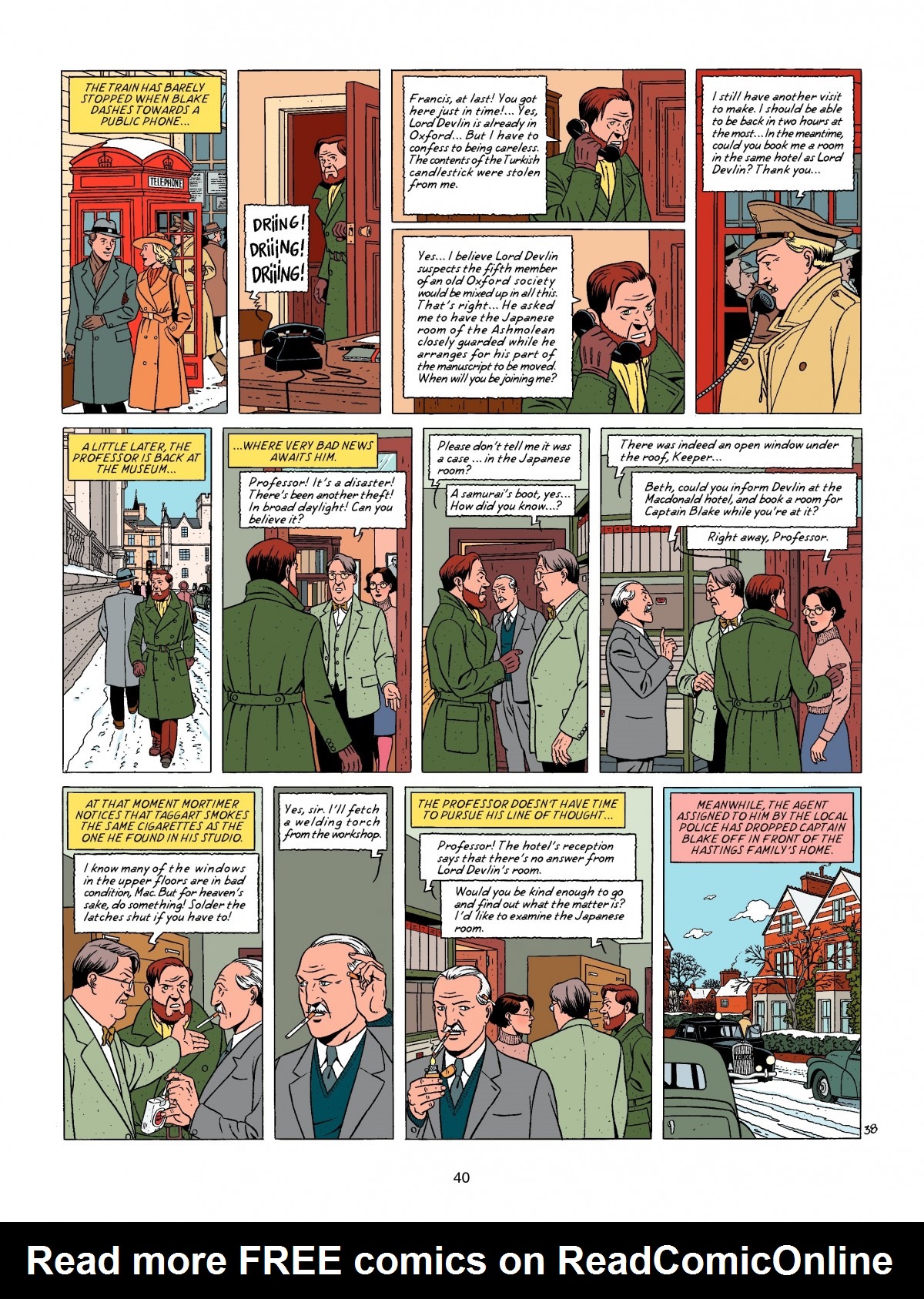 Read online Blake & Mortimer comic -  Issue #18 - 40