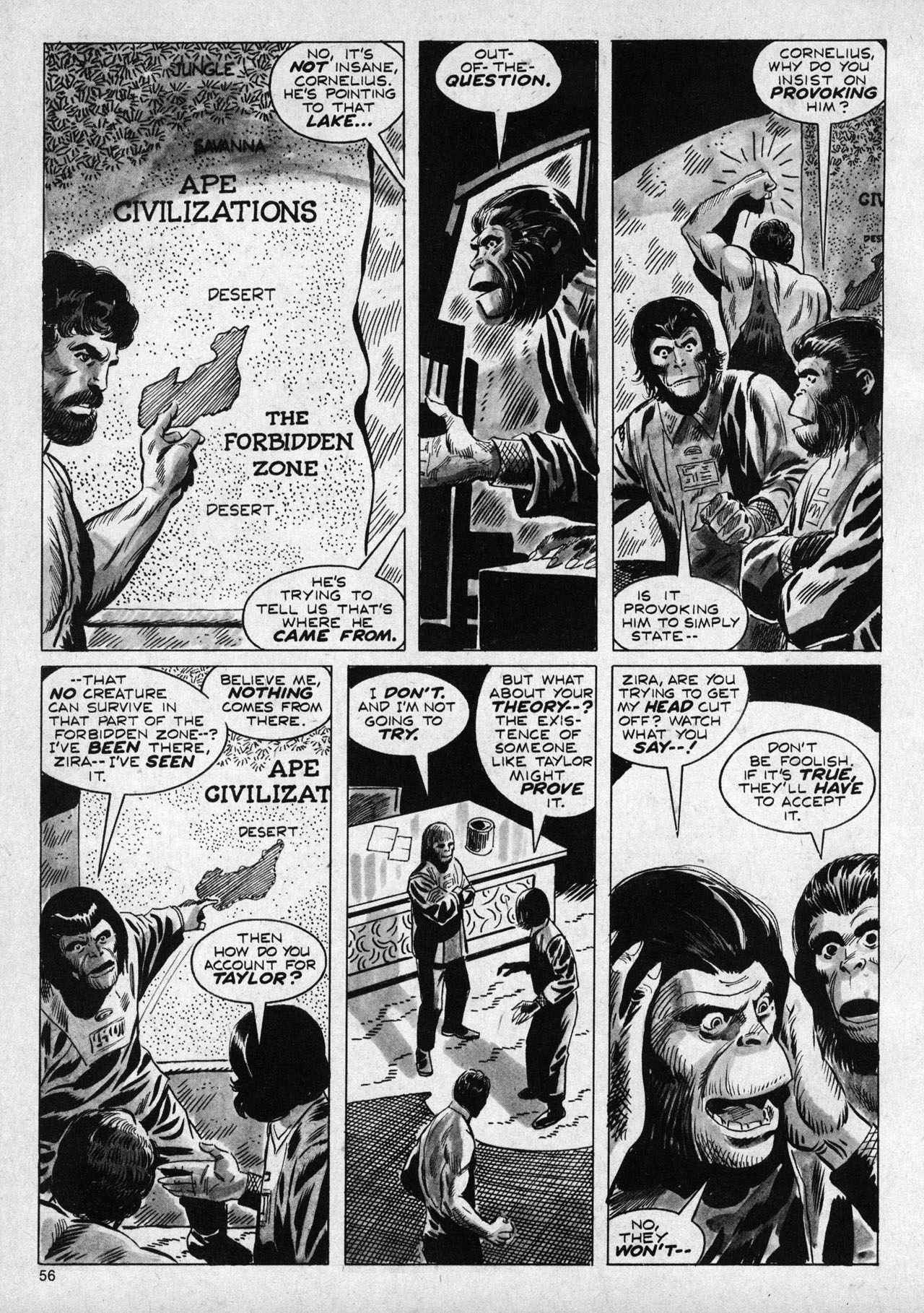 Read online Planet of the Apes comic -  Issue #3 - 54