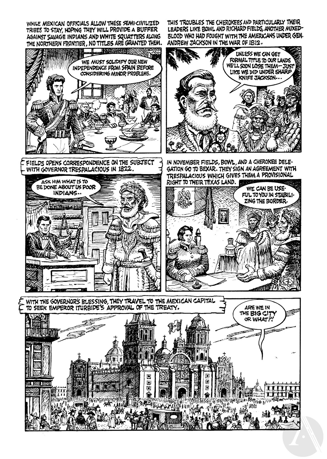 Indian Lover: Sam Houston & the Cherokees issue TPB - Page 30