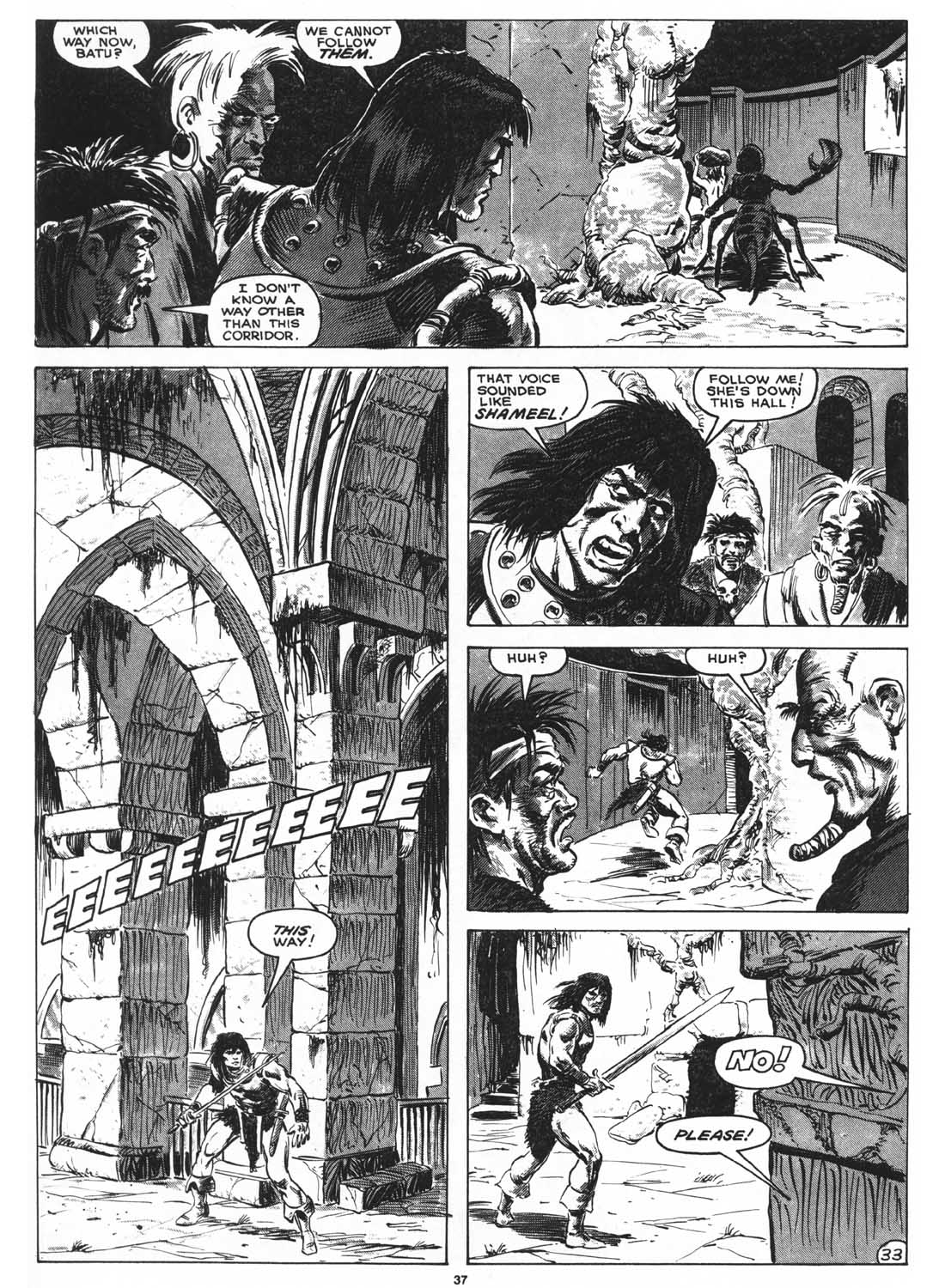 Read online The Savage Sword Of Conan comic -  Issue #161 - 36