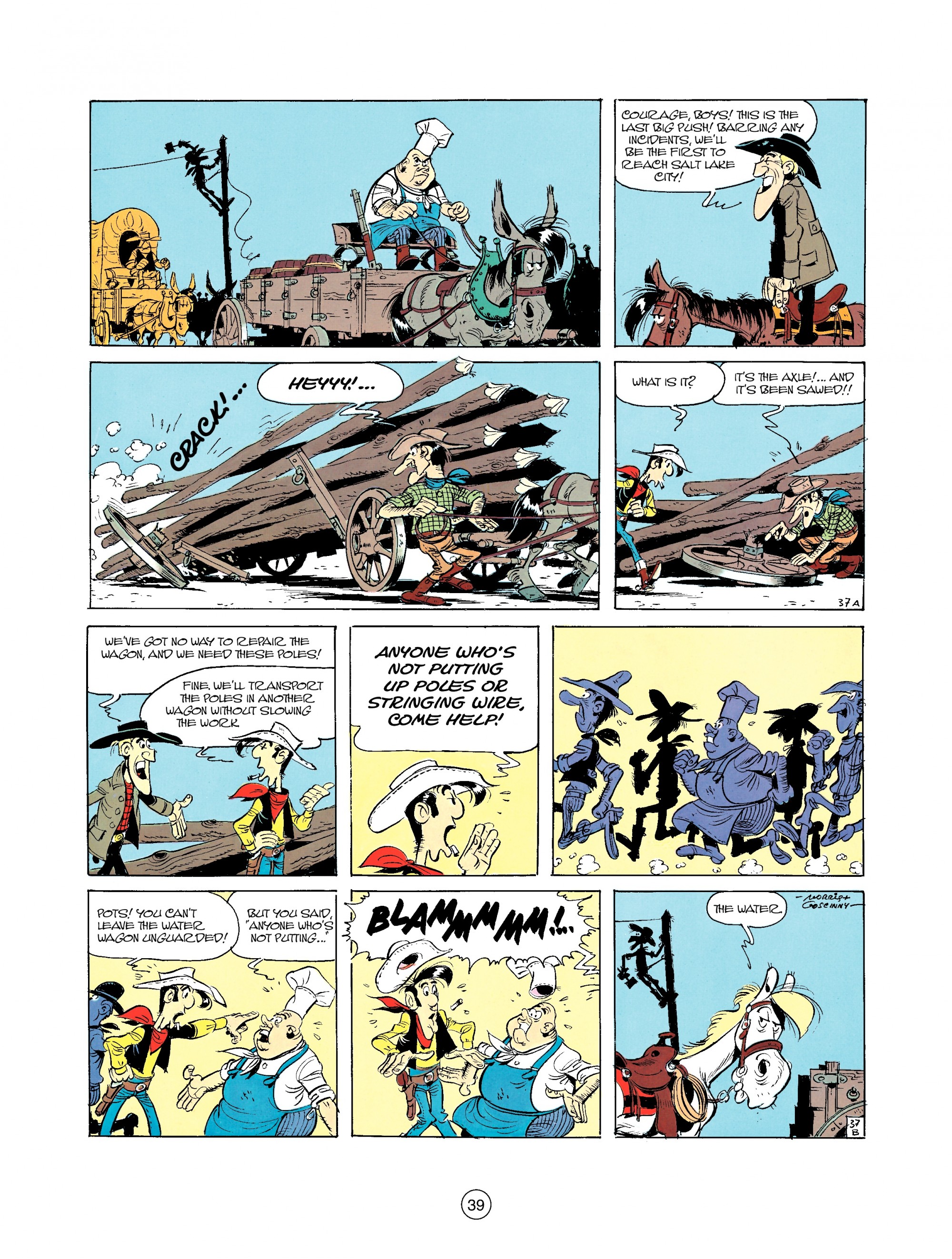 Read online A Lucky Luke Adventure comic -  Issue #35 - 39