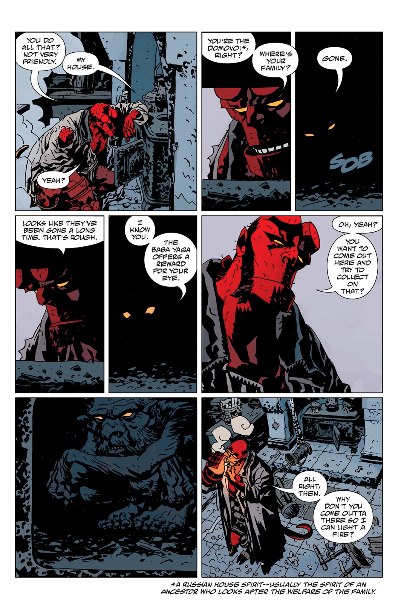Read online Hellboy: Darkness Calls comic -  Issue # TPB - 81