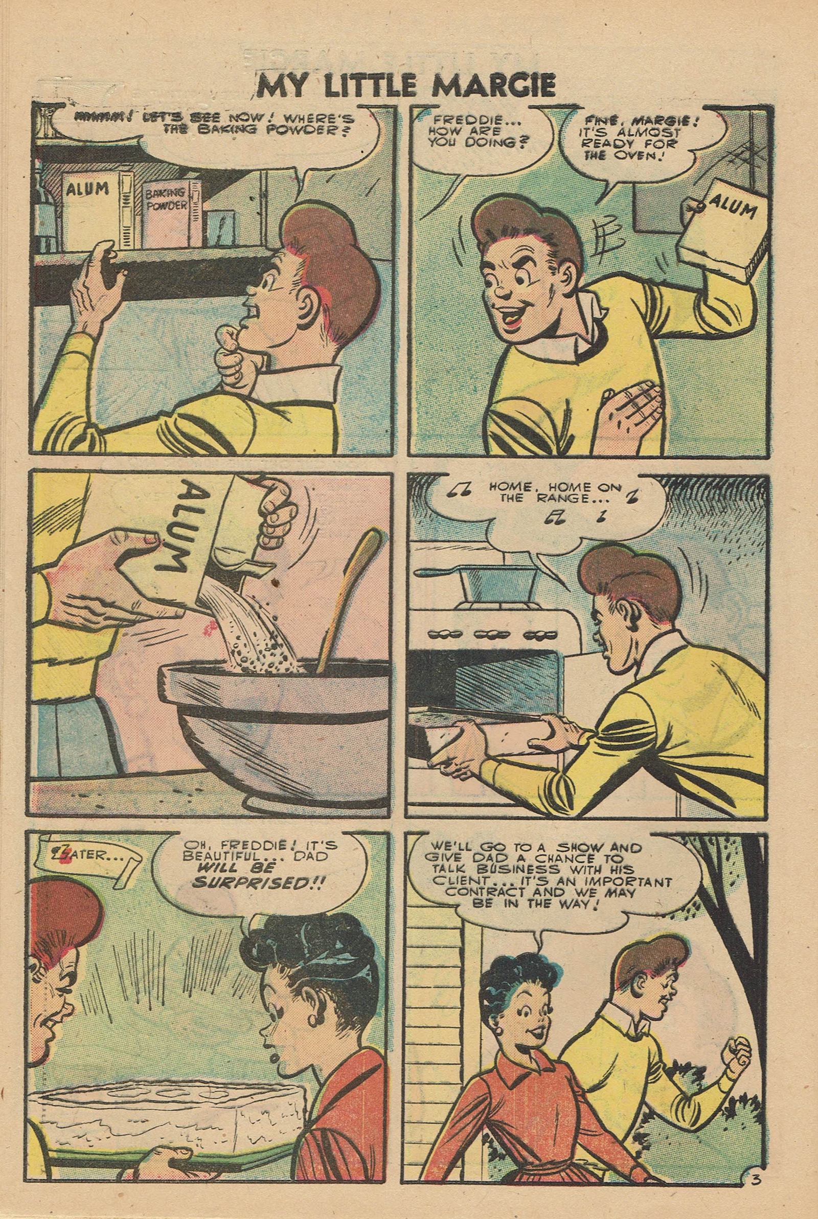 Read online My Little Margie (1954) comic -  Issue #11 - 28