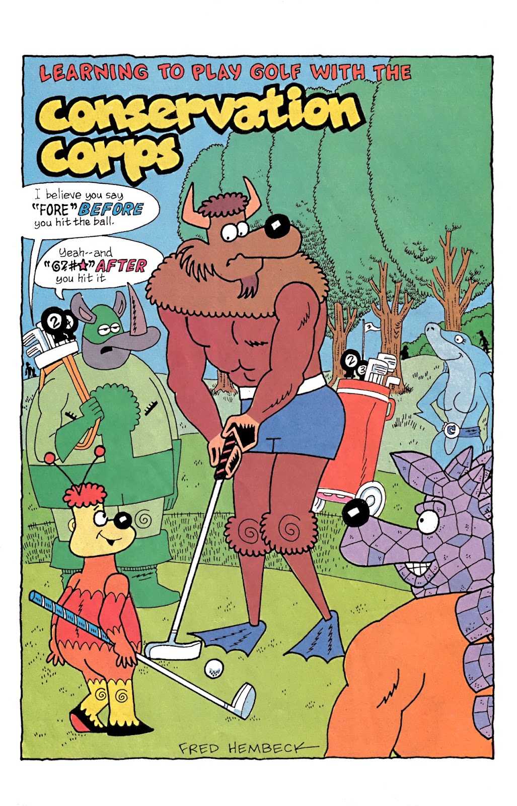 Read online Conservation Corps comic -  Issue #3 - 12