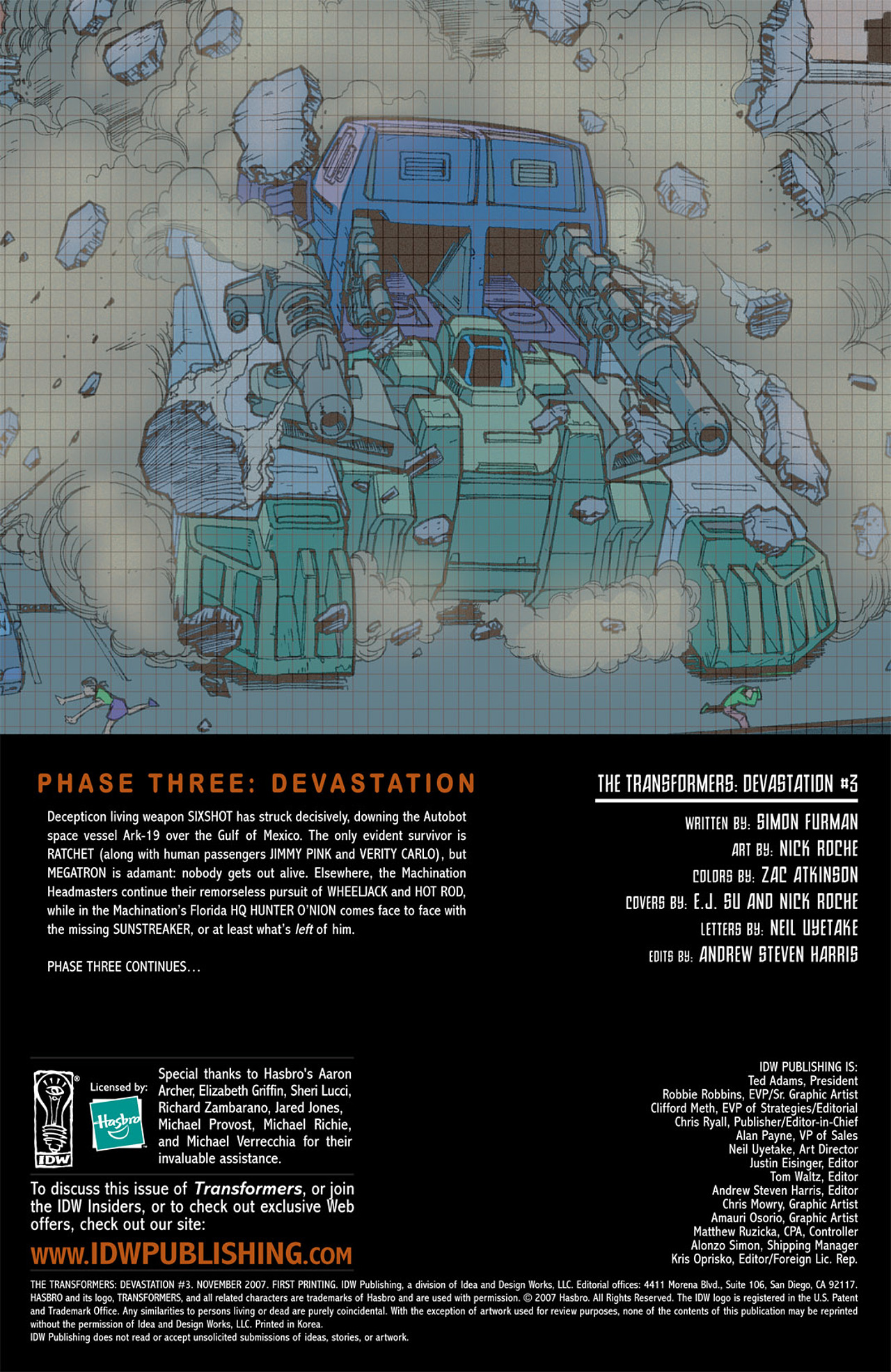 Read online The Transformers: Devastation comic -  Issue #3 - 4