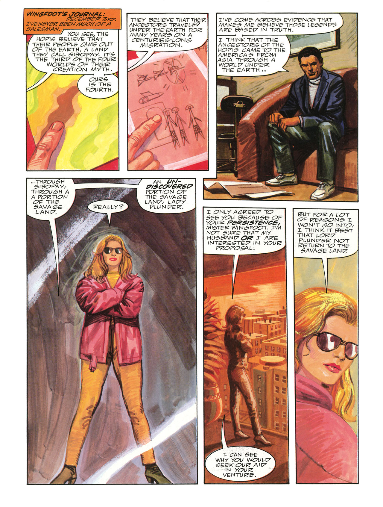 Read online Marvel Graphic Novel comic -  Issue #62 - Ka-Zar - Guns of the Savage Land - 17