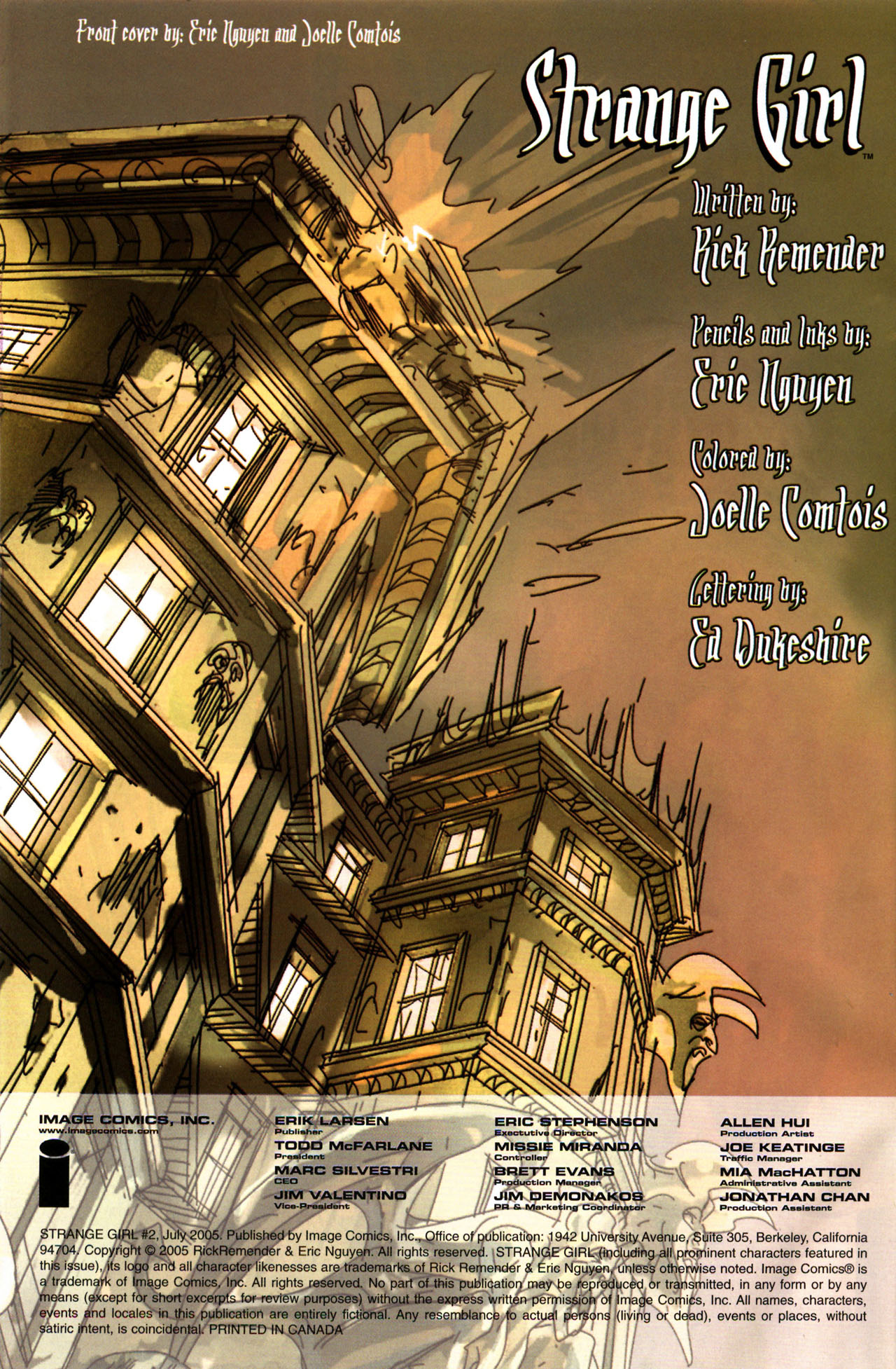 Read online Strange Girl comic -  Issue #2 - 2