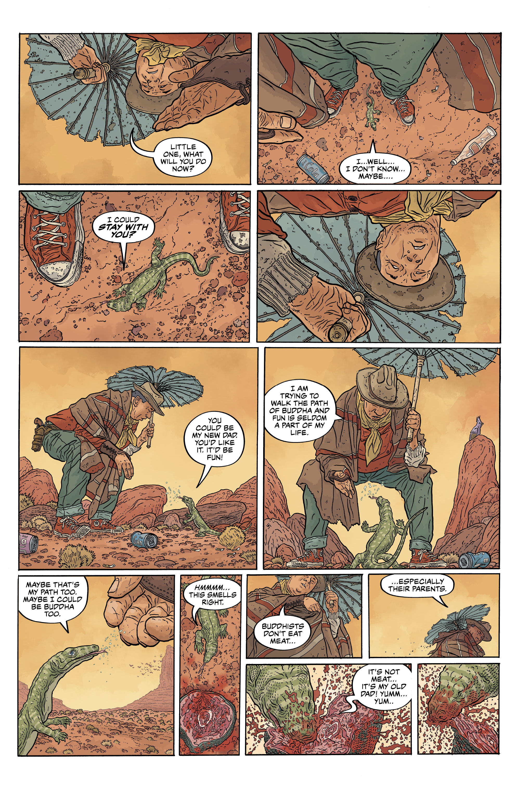 Read online Shaolin Cowboy: Cruel to Be Kin comic -  Issue #1 - 14