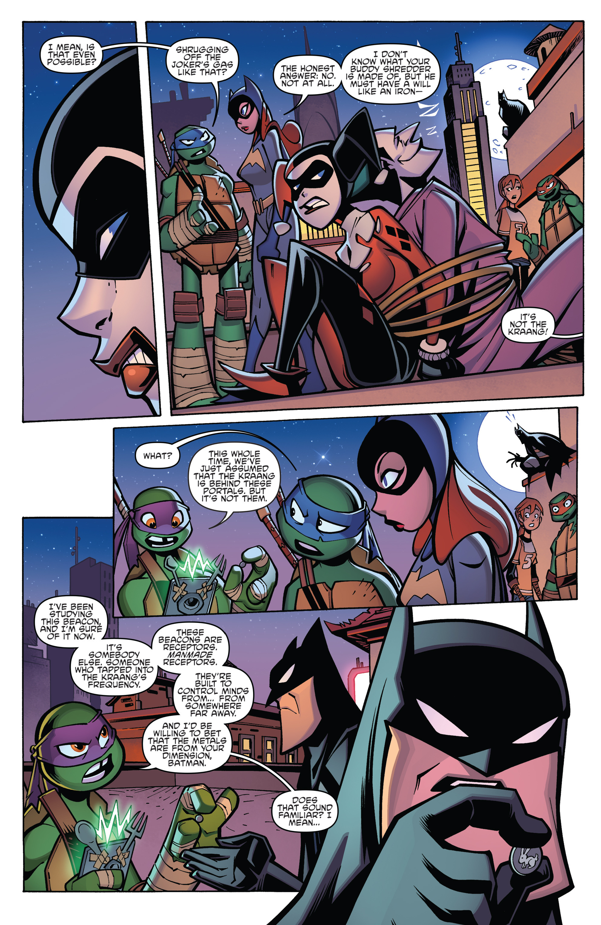 Read online Batman/Teenage Mutant Ninja Turtles Adventure comic -  Issue #4 - 21