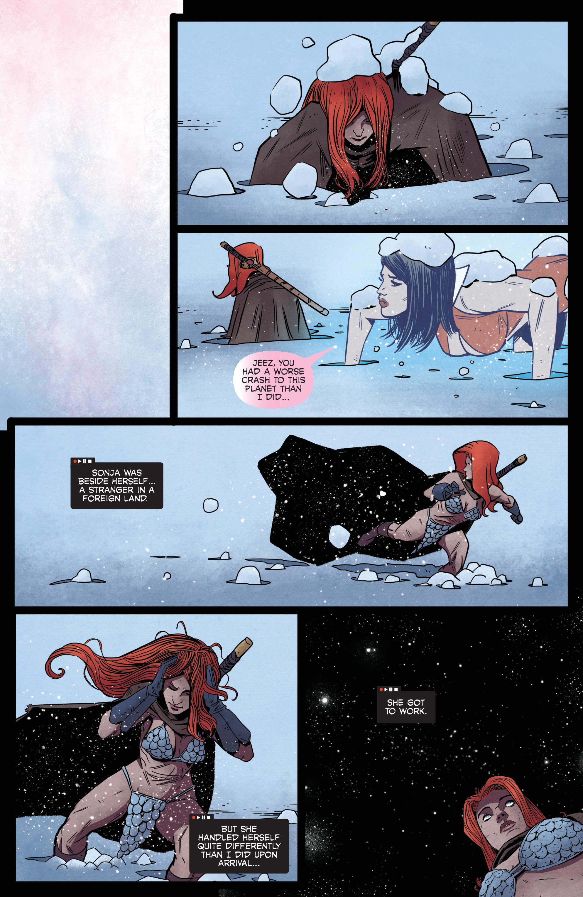Read online Vampirella/Red Sonja comic -  Issue #6 - 11
