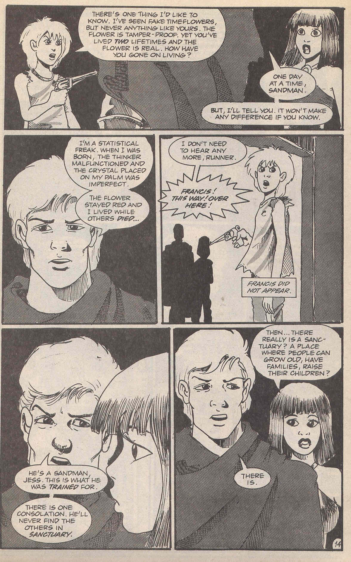 Read online Logan's Run (1990) comic -  Issue #6 - 16