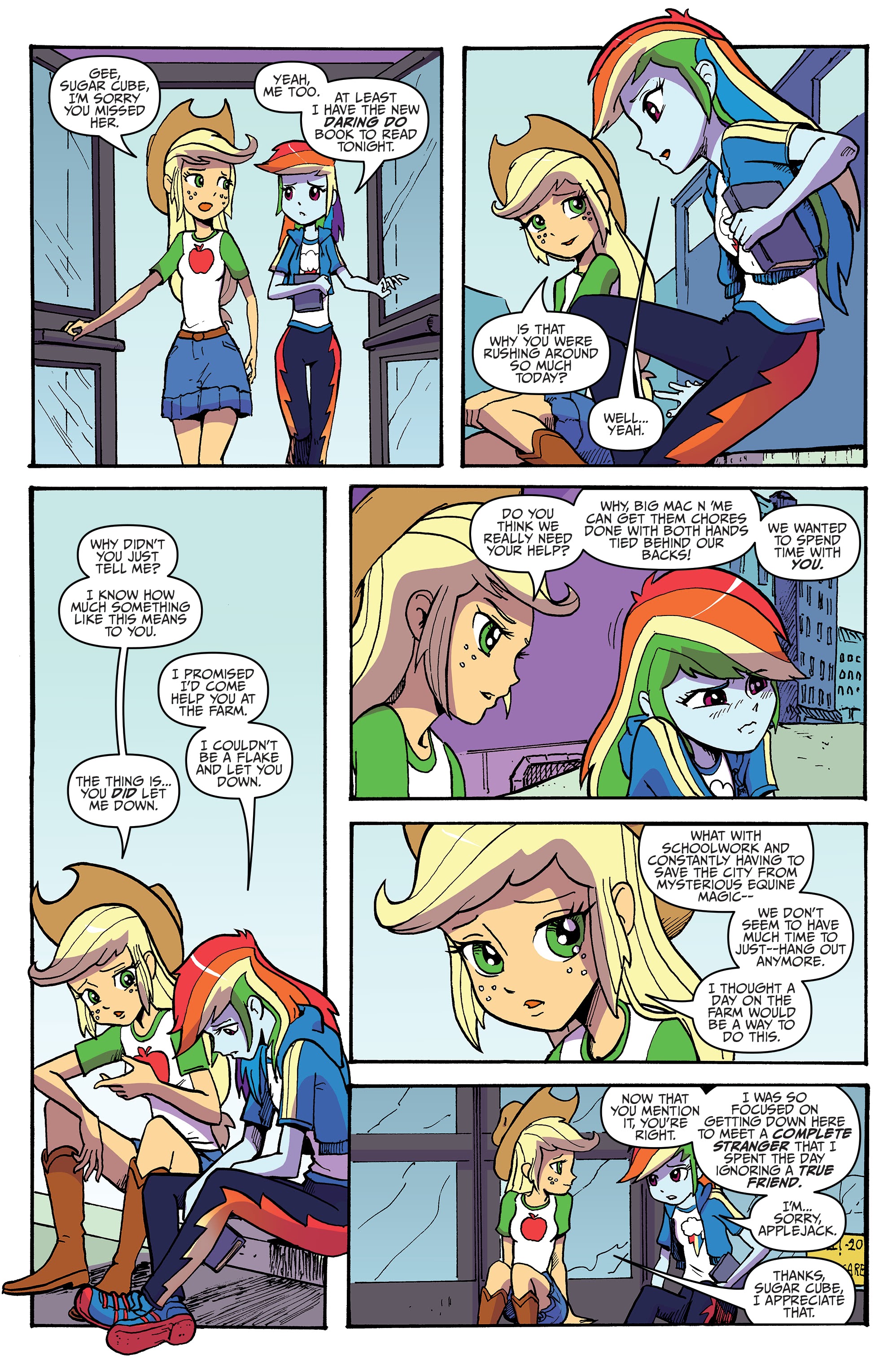 Read online My Little Pony Equestria Girls: Canterlot High: March Radness comic -  Issue # Full - 22