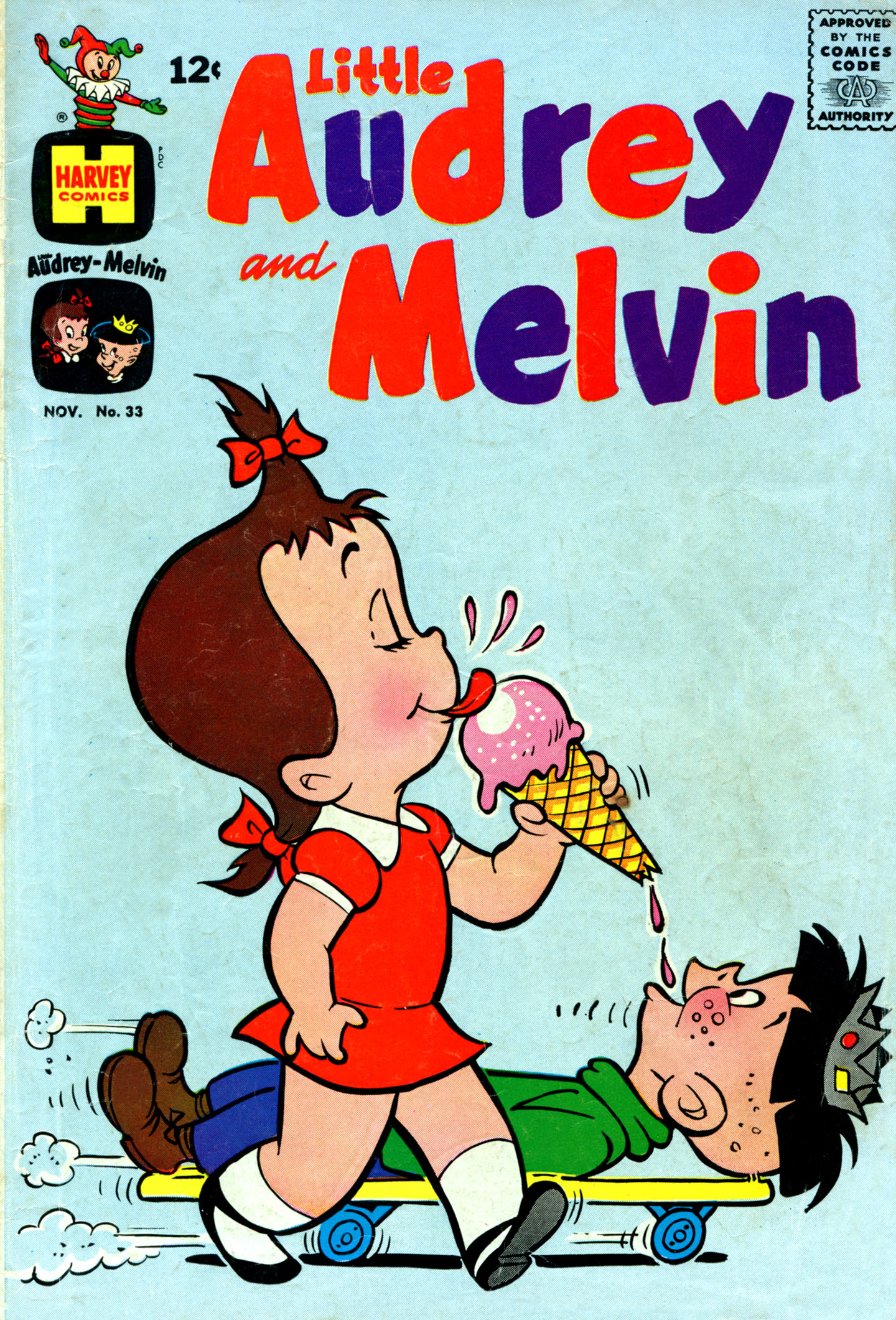 Read online Little Audrey And Melvin comic -  Issue #33 - 1