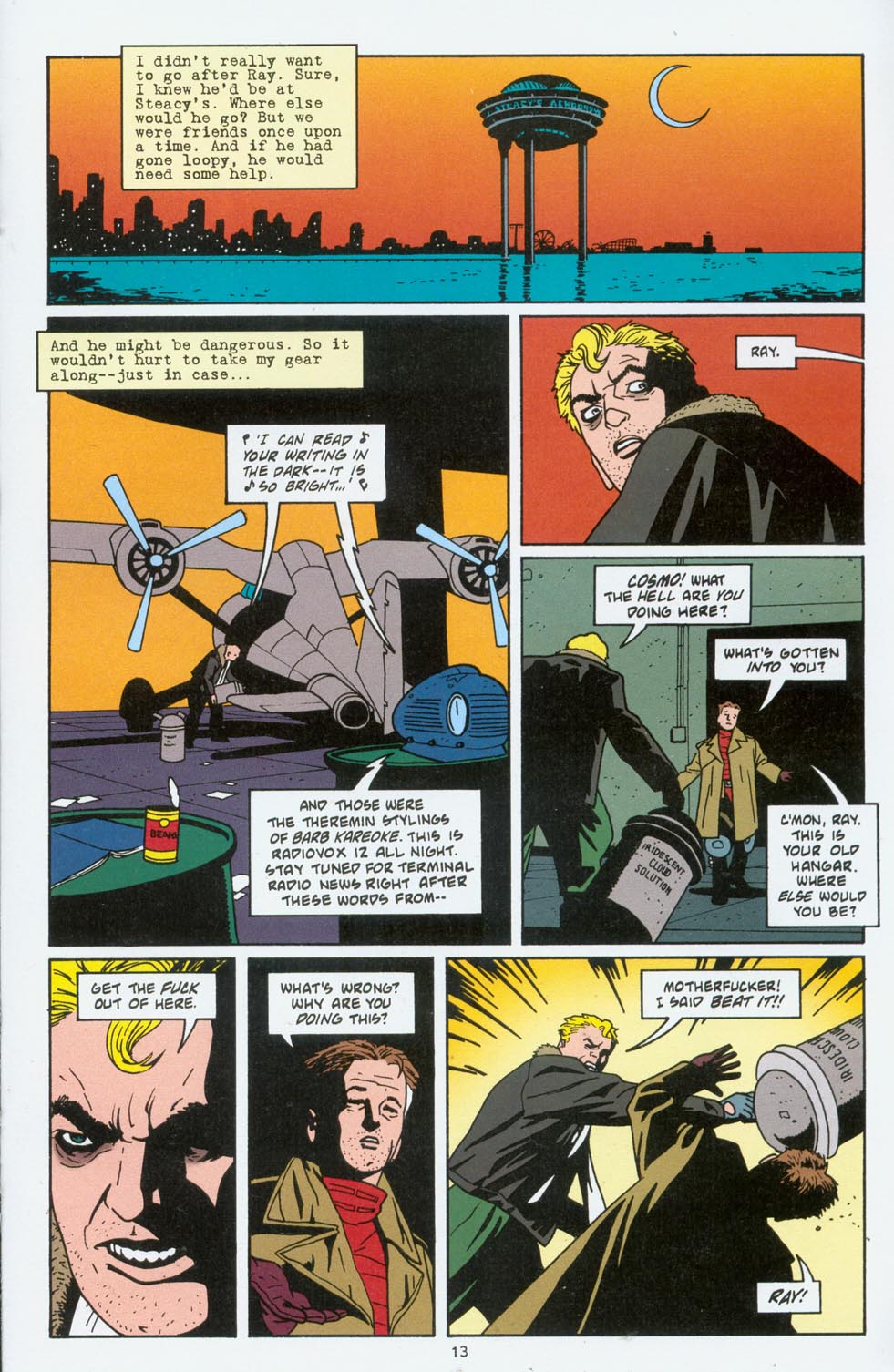 Read online Terminal City: Aerial Graffiti comic -  Issue #4 - 14