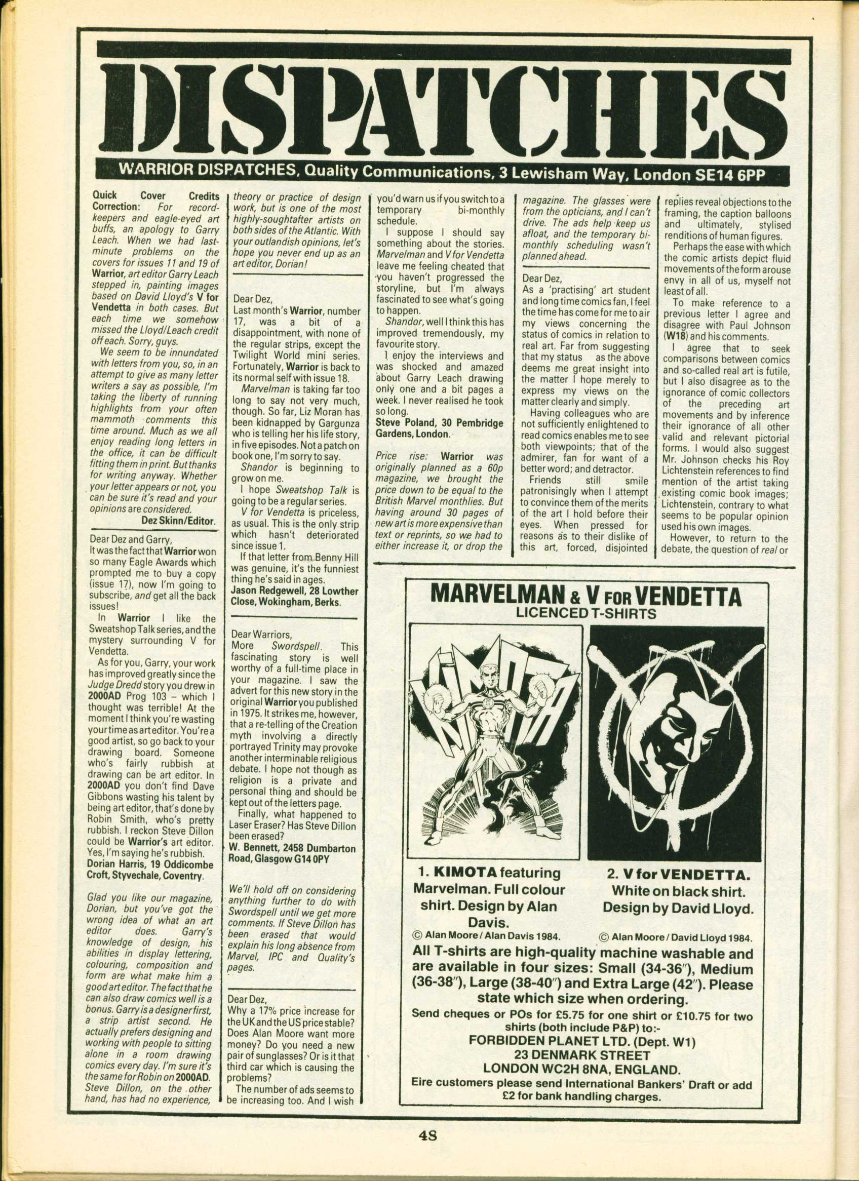 Read online Warrior comic -  Issue #22 - 48