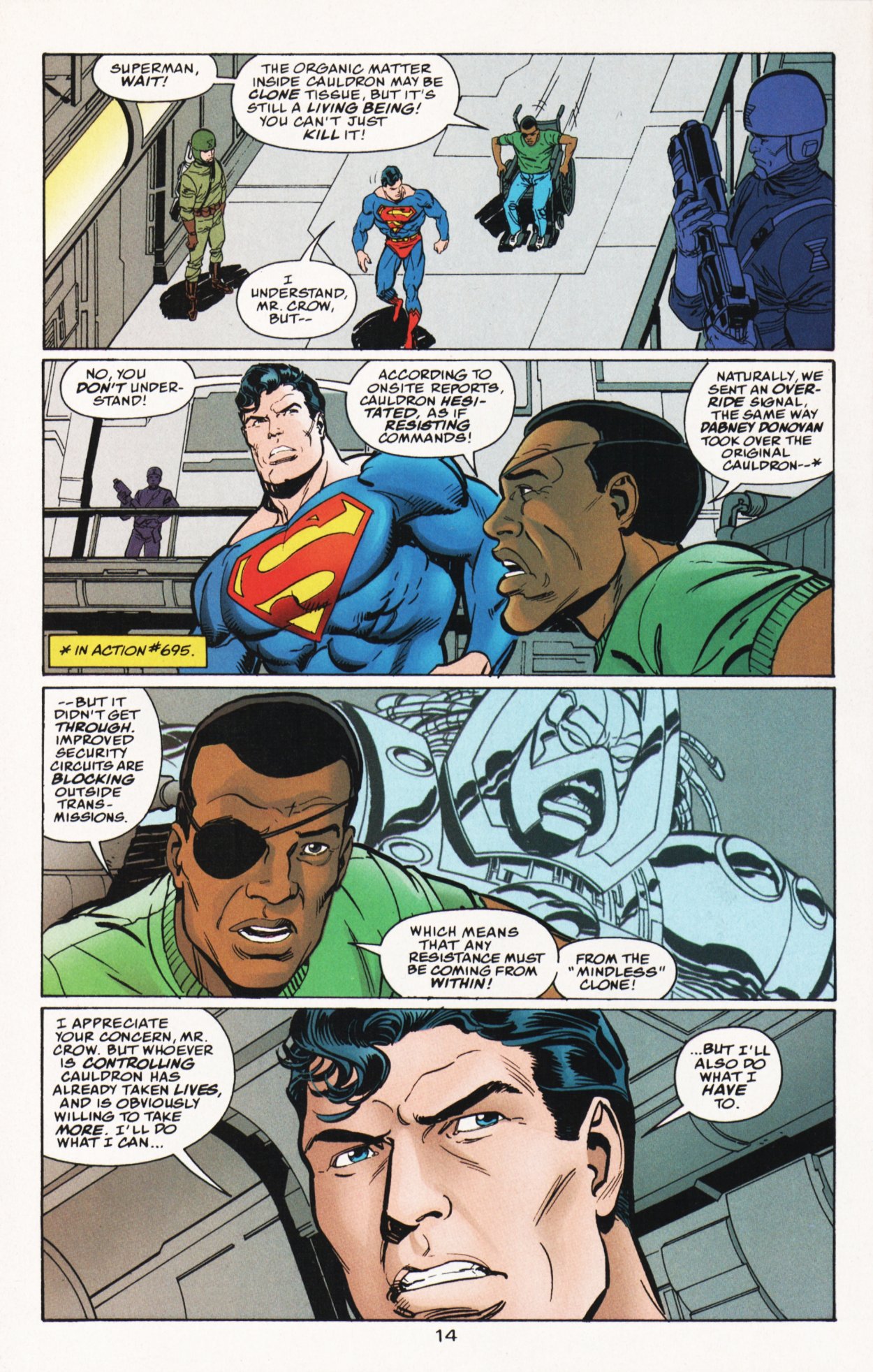 Read online Action Comics (1938) comic -  Issue #731 - 19