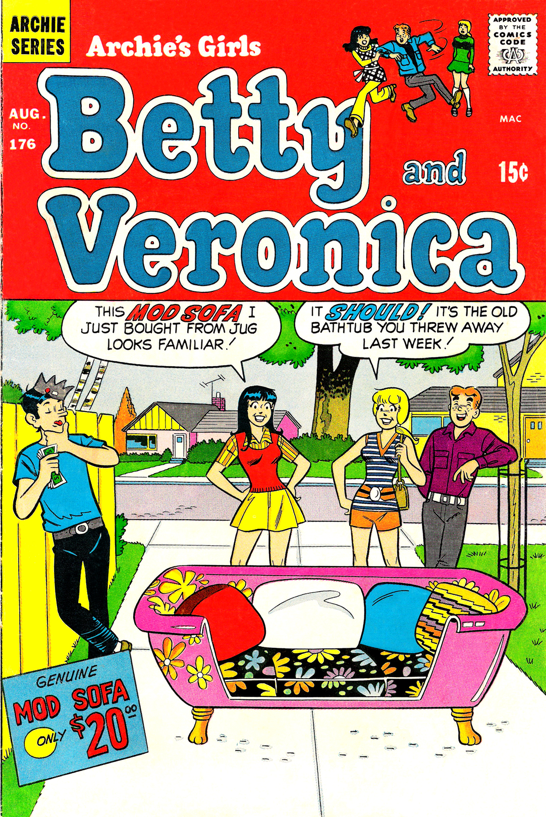 Read online Archie's Girls Betty and Veronica comic -  Issue #176 - 1