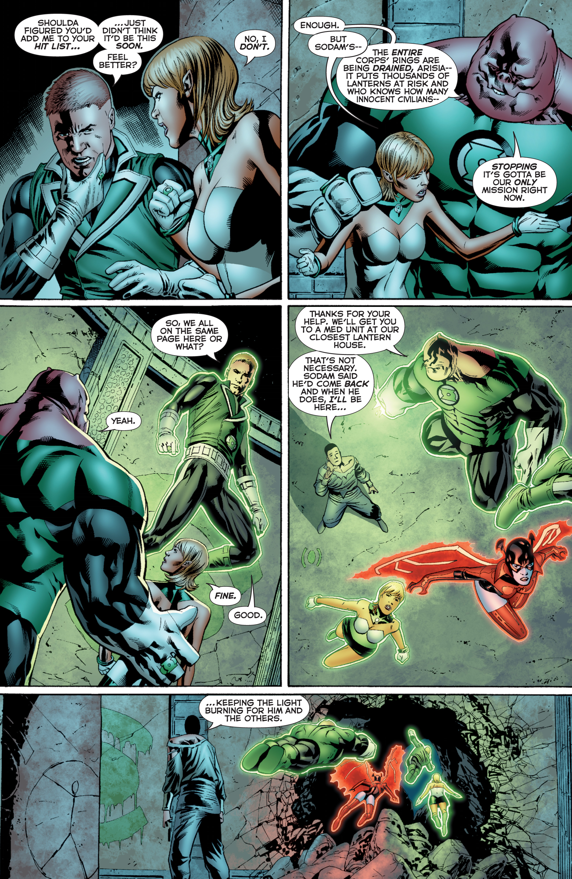 Read online Green Lantern: Emerald Warriors comic -  Issue #4 - 9