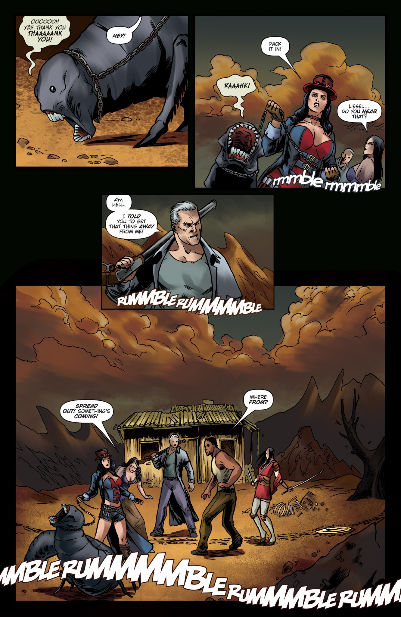 Read online Grimm Fairy Tales presents Hunters: The Shadowlands comic -  Issue # TPB - 45