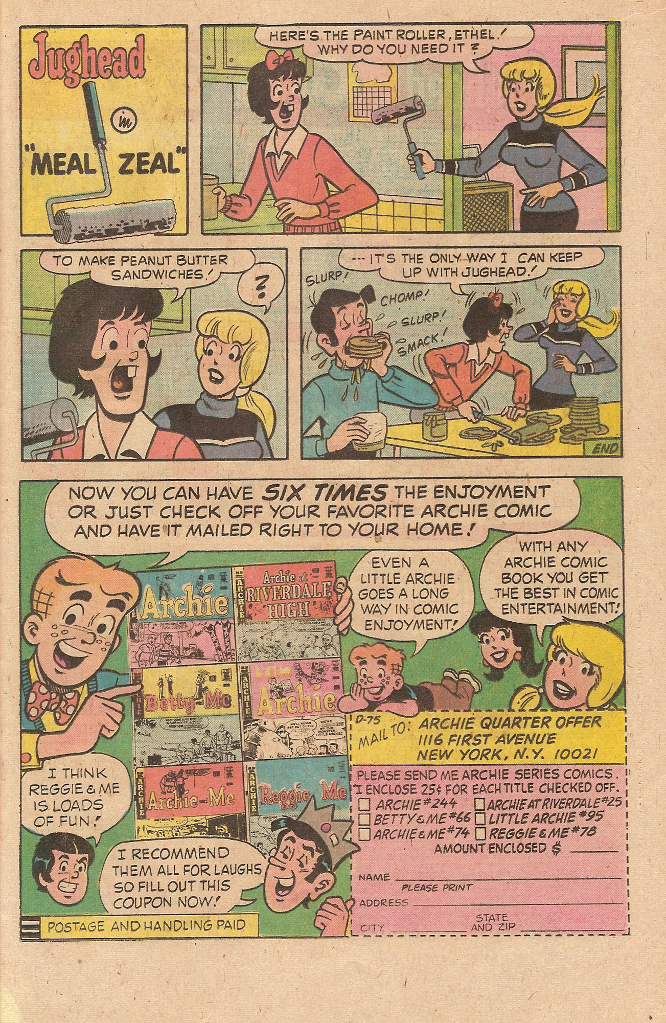 Read online Jughead's Jokes comic -  Issue #43 - 21