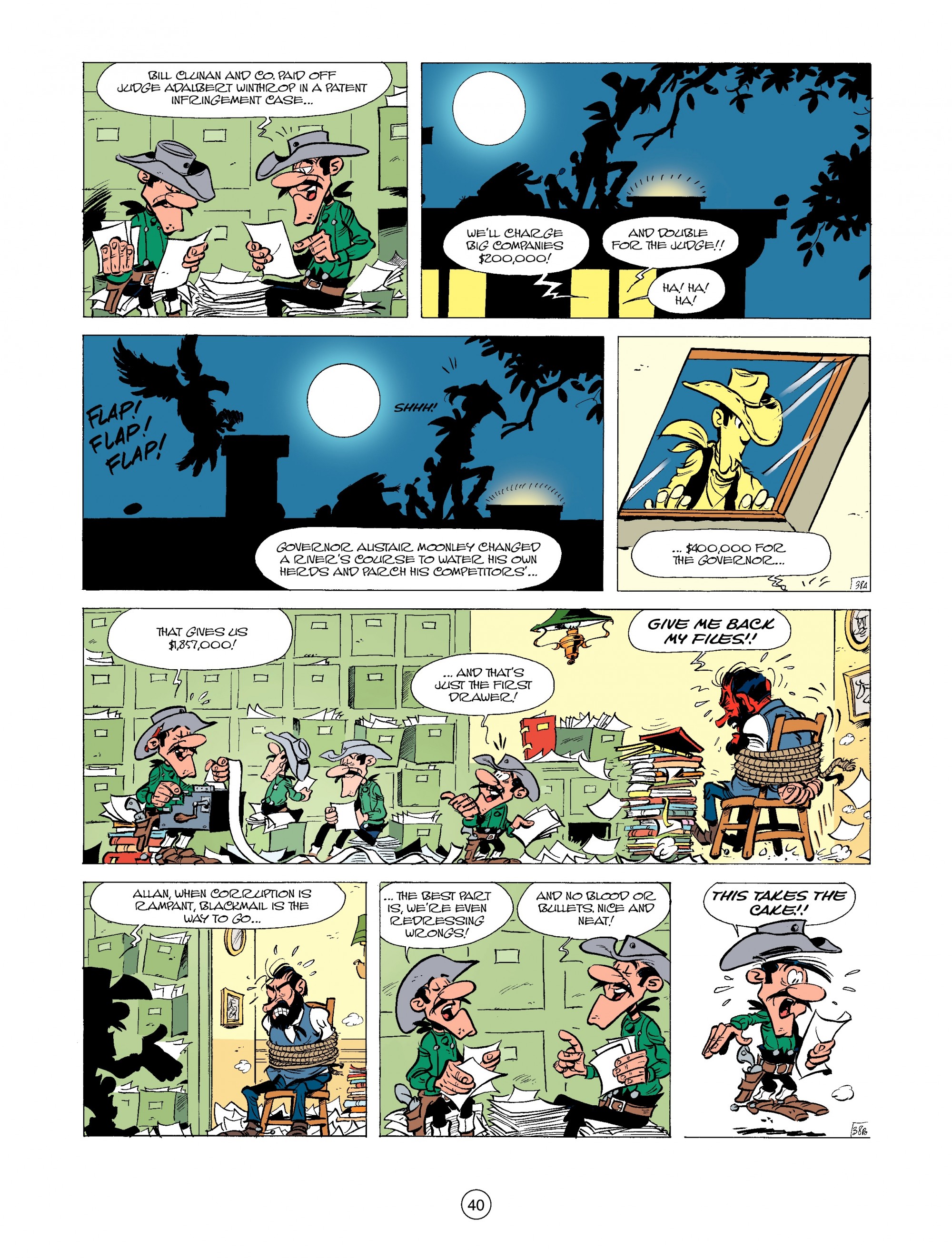 Read online A Lucky Luke Adventure comic -  Issue #31 - 40