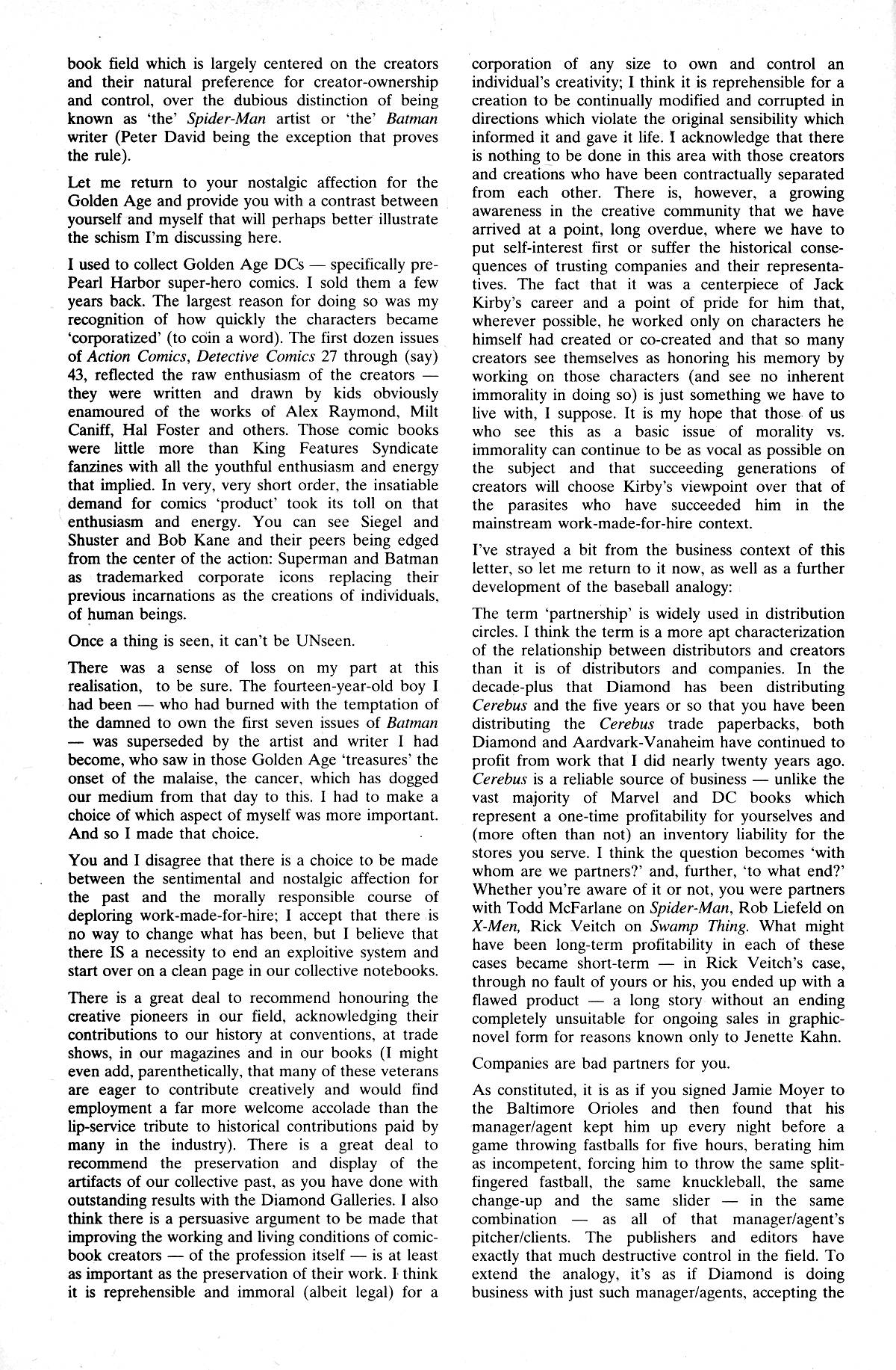 Read online Cerebus comic -  Issue #198 - 4