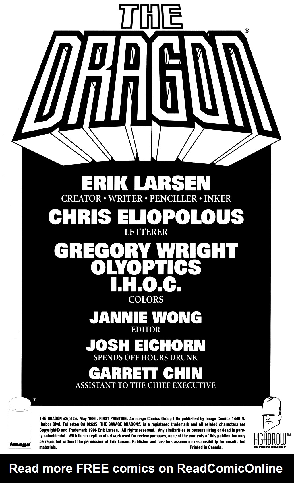 Read online The Dragon comic -  Issue #3 - 2