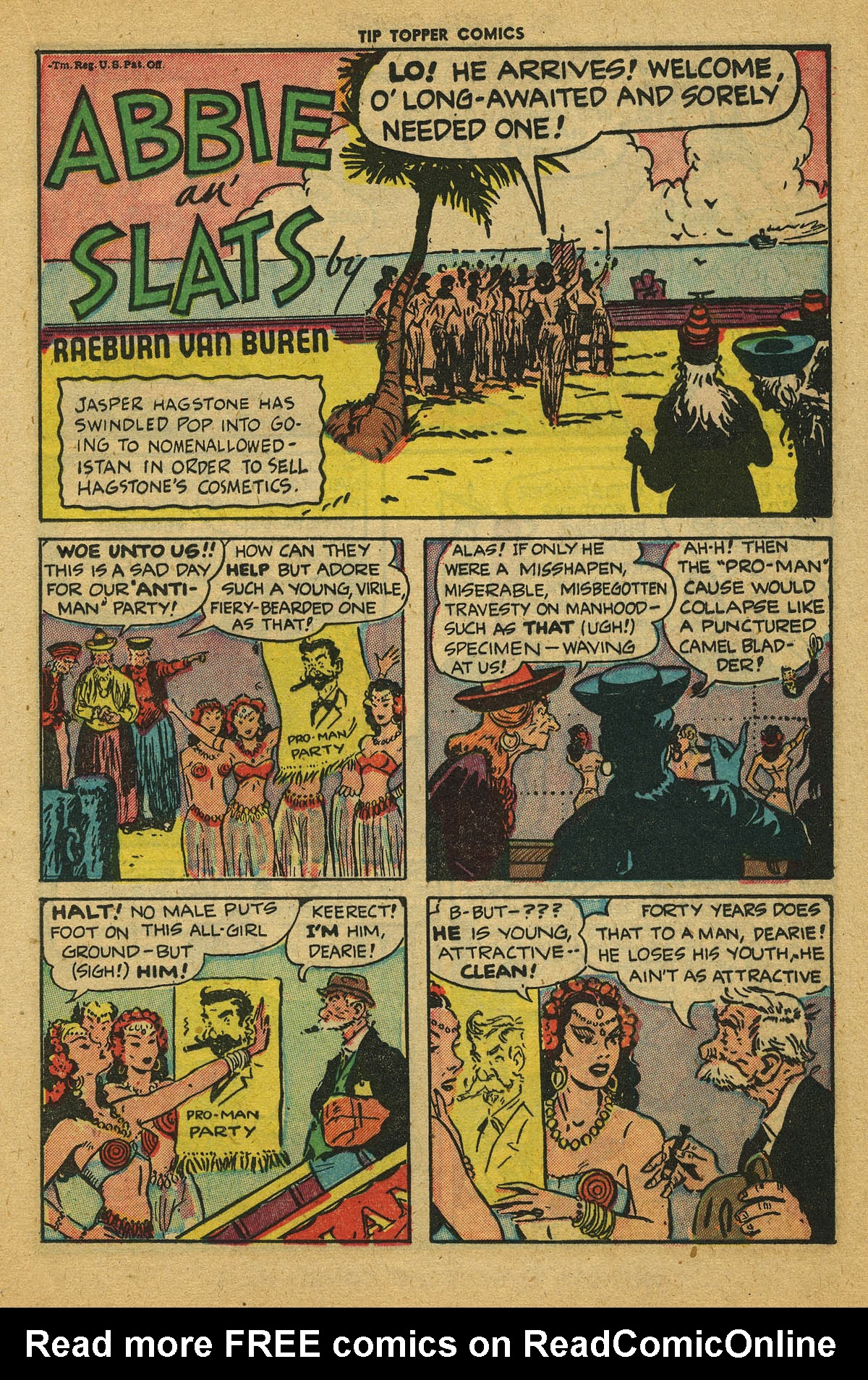 Read online Tip Topper Comics comic -  Issue #4 - 35