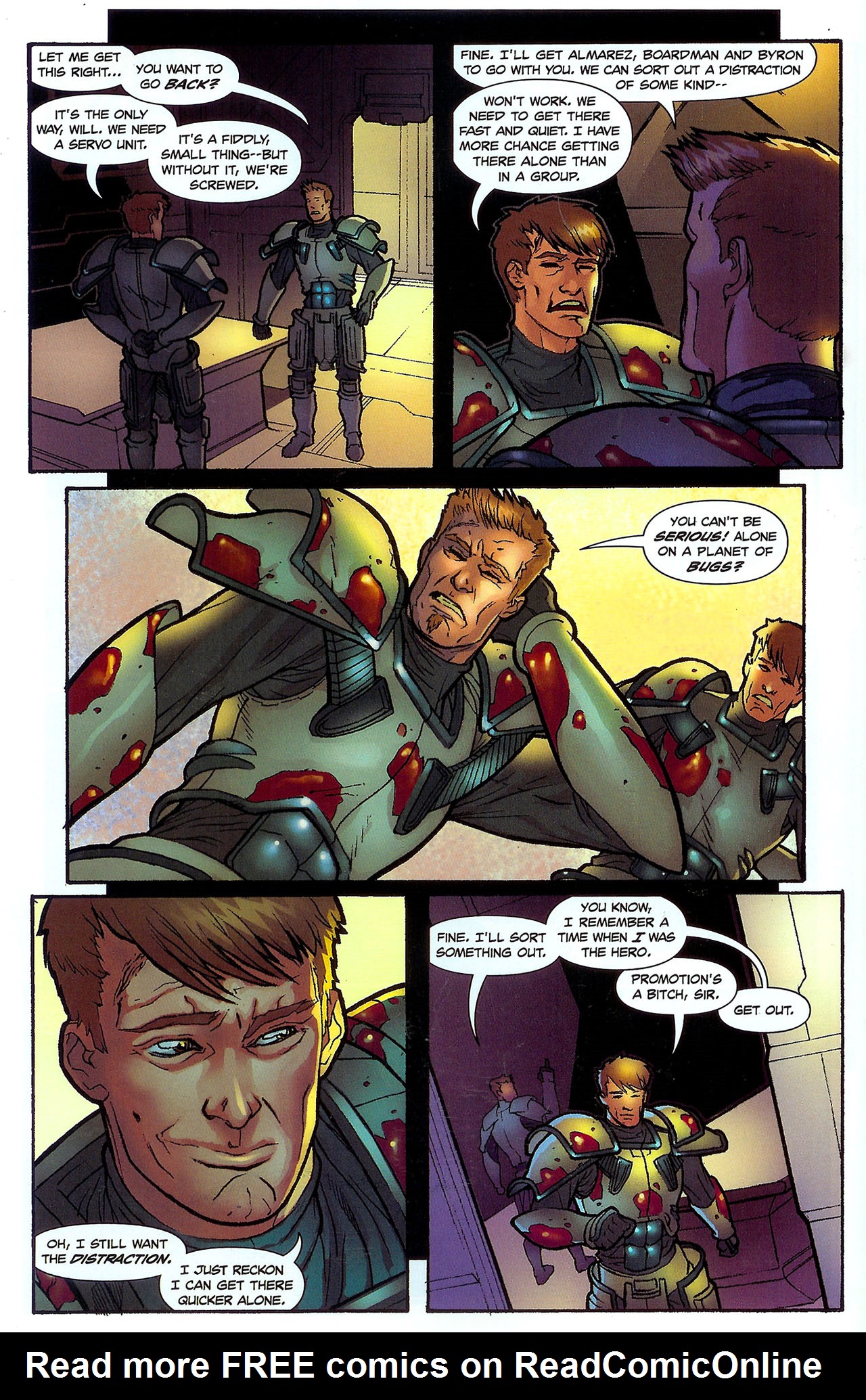 Read online Starship Troopers (2007) comic -  Issue #3 - 14
