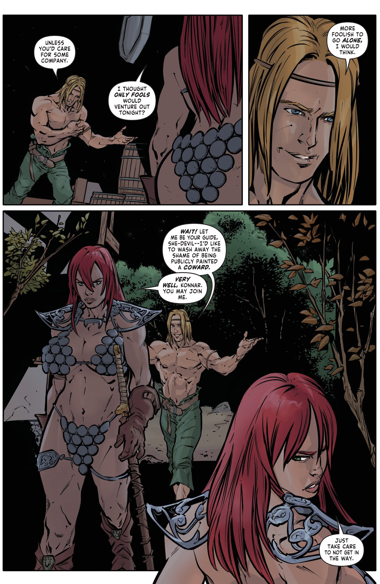 Read online Red Sonja: Halloween Special comic -  Issue # Full - 9