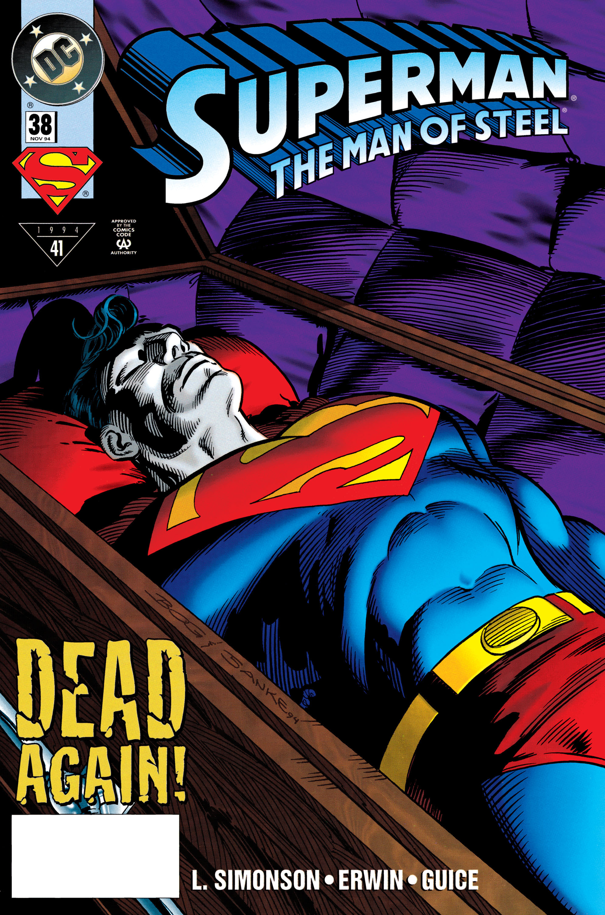 Read online Superman: The Man of Steel (1991) comic -  Issue #38 - 1