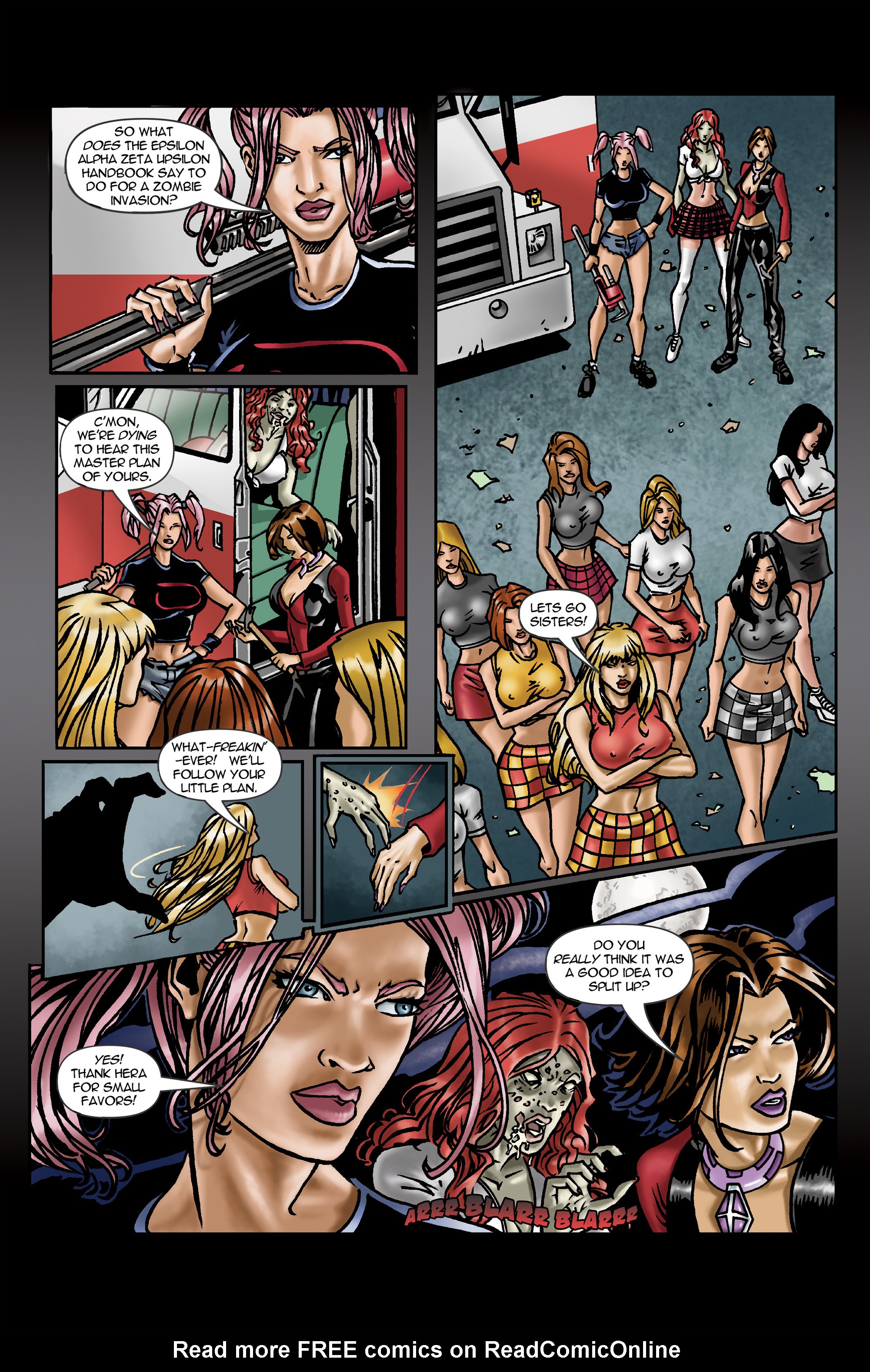 Read online Chaos Campus: Sorority Girls Vs. Zombies comic -  Issue #2 - 10