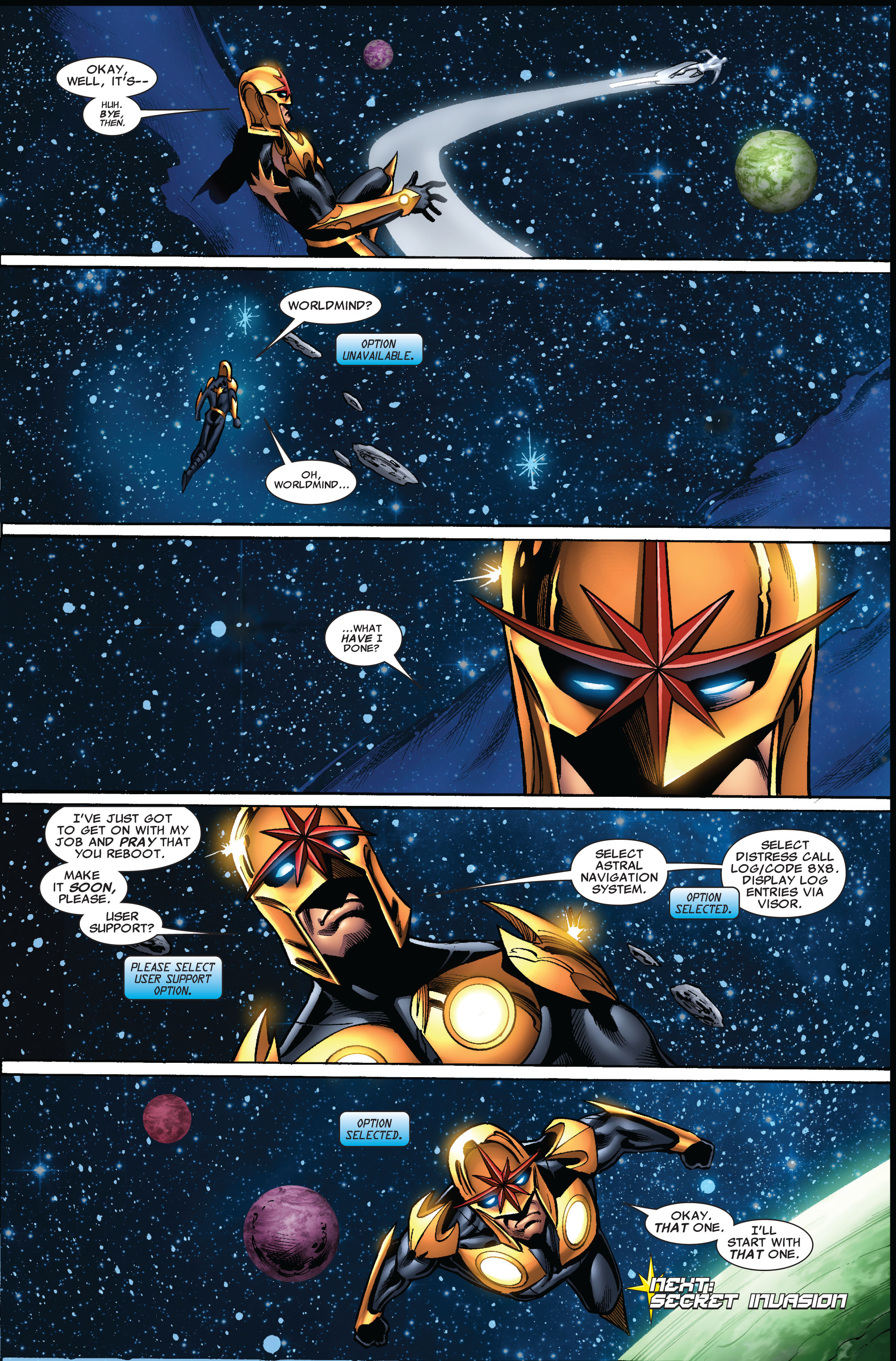 Read online Nova (2007) comic -  Issue # _TPB 3 - 72