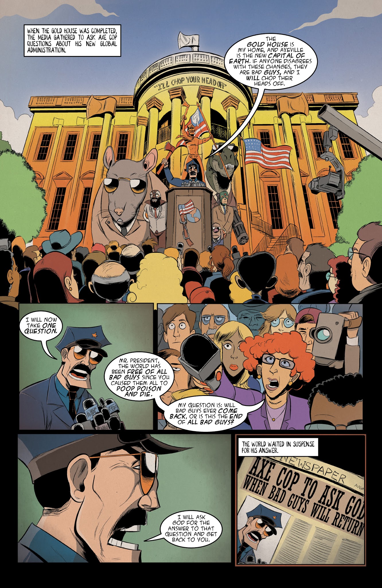 Read online Axe Cop comic -  Issue # TPB 4 - 11