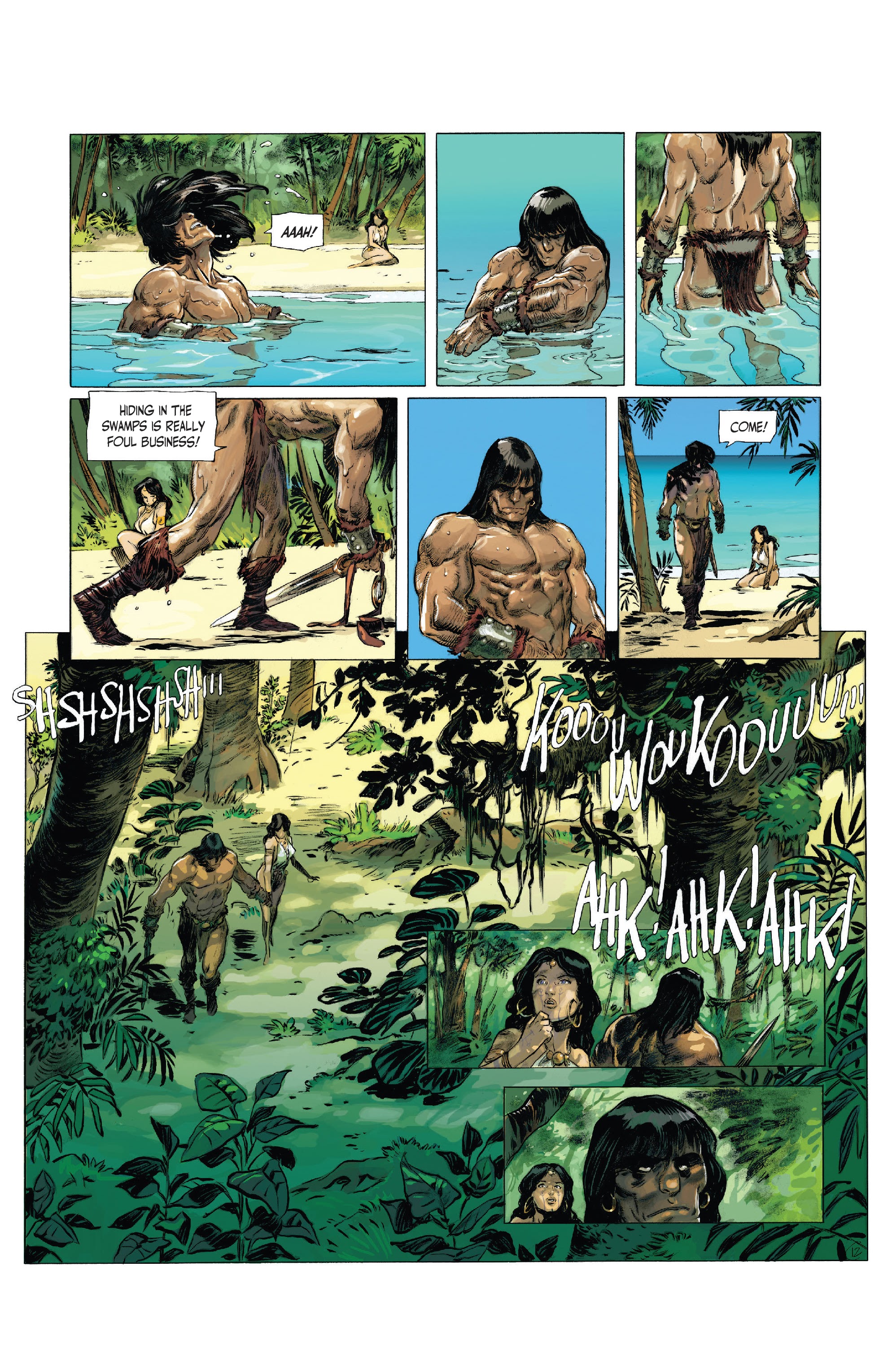 Read online The Cimmerian: Iron Shadows in the Moon comic -  Issue #1 - 14