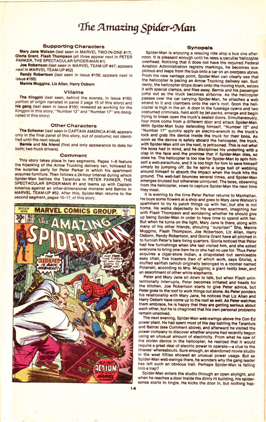 Read online The Official Marvel Index to The Amazing Spider-Man comic -  Issue #7 - 16