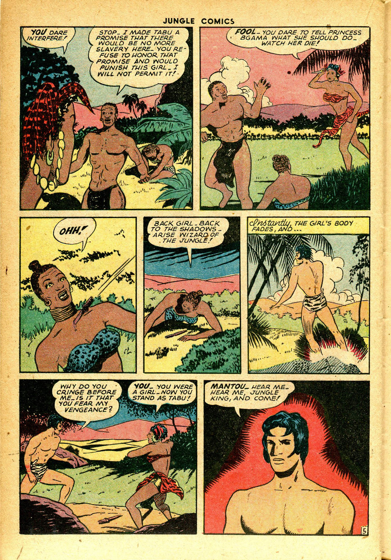 Read online Jungle Comics comic -  Issue #66 - 34