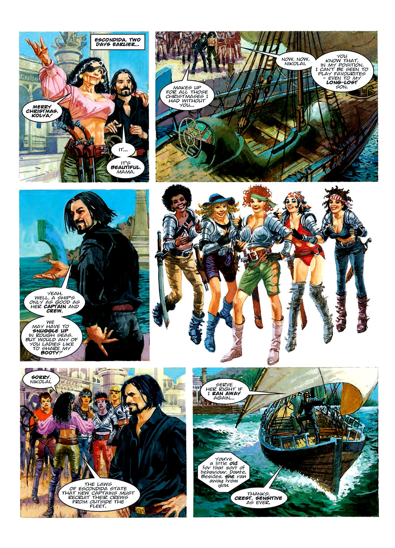 Read online Nikolai Dante comic -  Issue # TPB 6 - 136