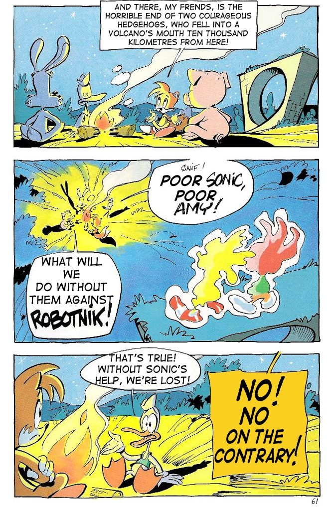 Read online Sonic Adventures: Dans Les Griffes De Robotnik comic -  Issue # Full - 64