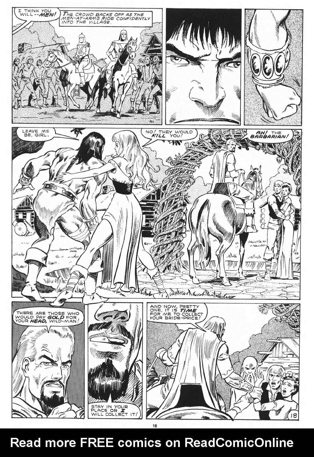 Read online The Savage Sword Of Conan comic -  Issue #171 - 20