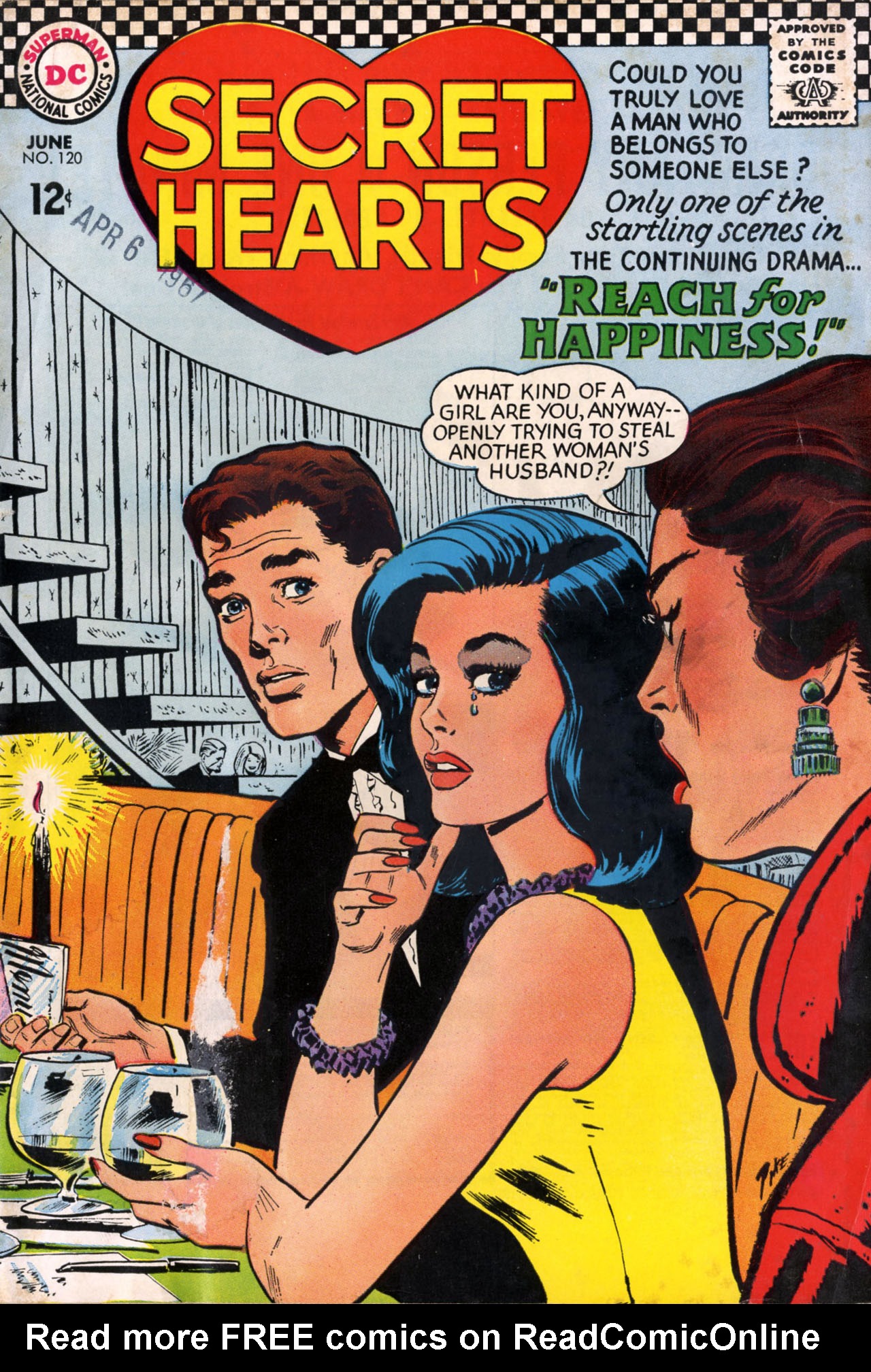 Read online Secret Hearts comic -  Issue #120 - 1