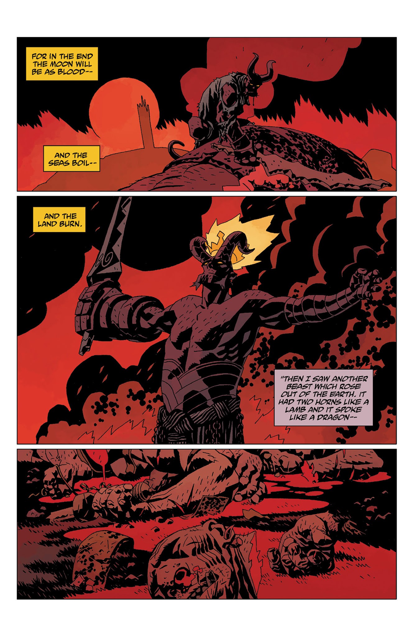 Read online Hellboy: The Wild Hunt comic -  Issue # TPB - 131