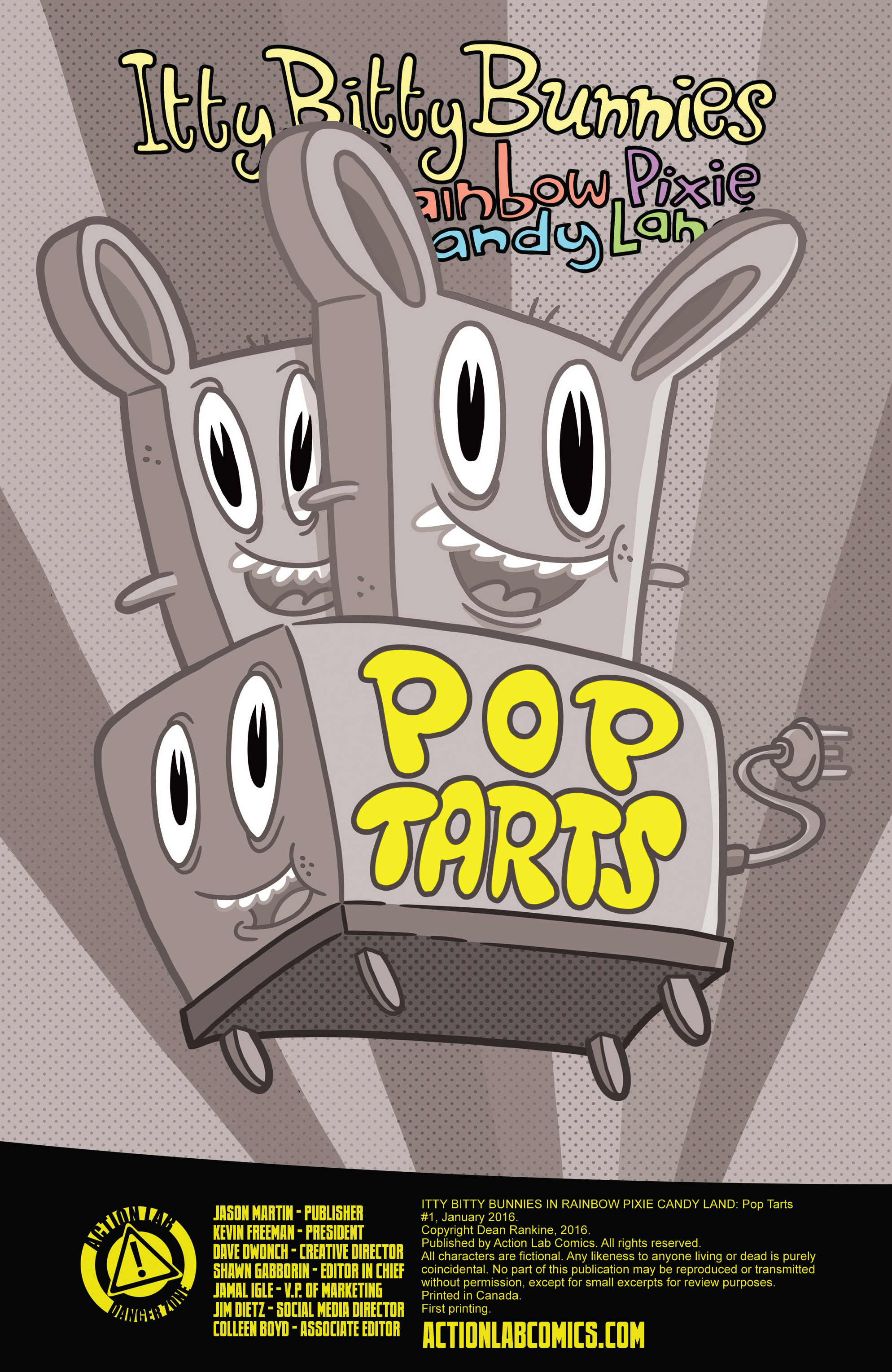Read online Itty Bitty Bunnies in Rainbow Pixie Candy Land: Pop Tarts comic -  Issue # Full - 2