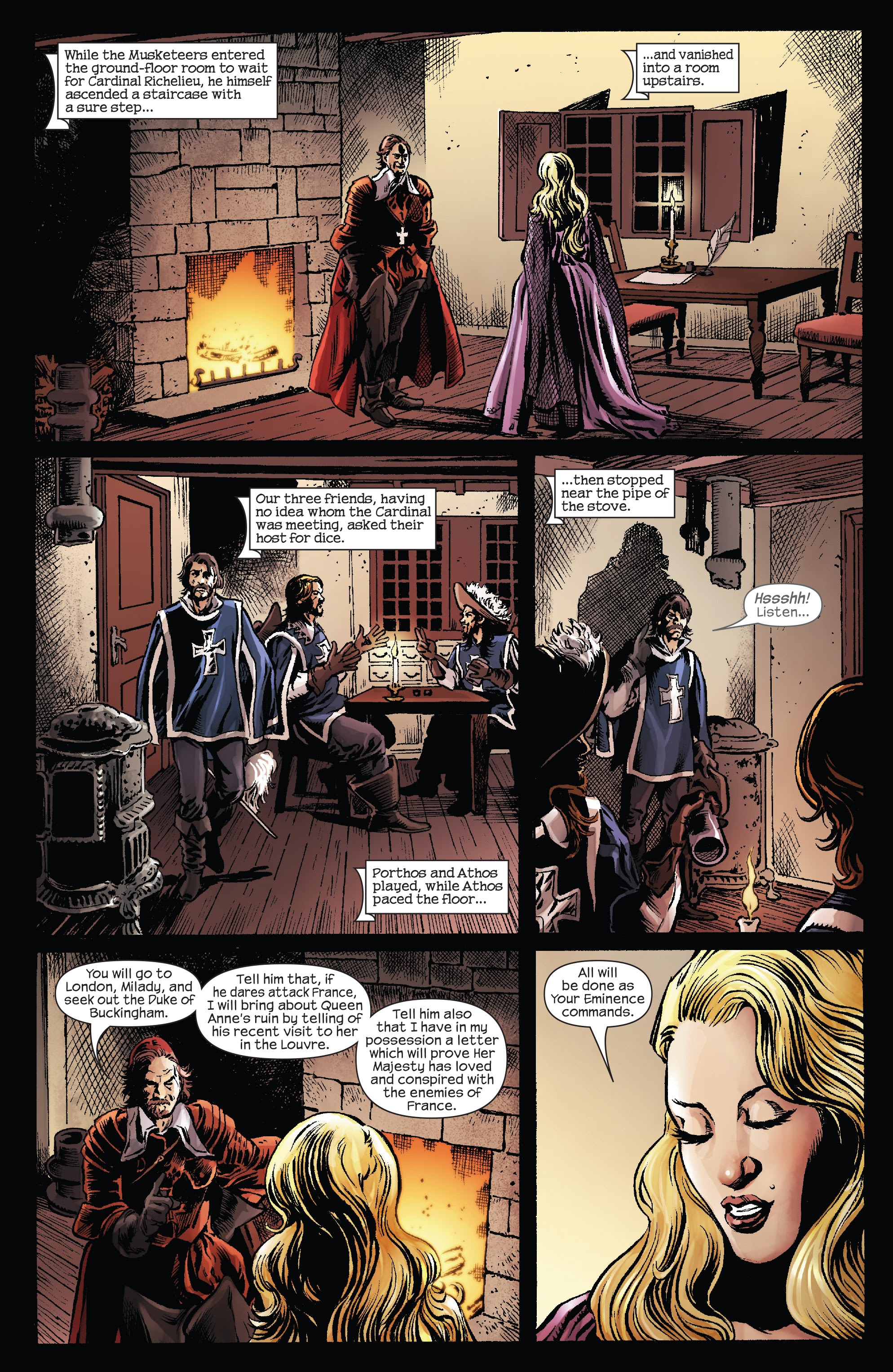 Read online Marvel Illustrated: The Three Musketeers comic -  Issue #5 - 5