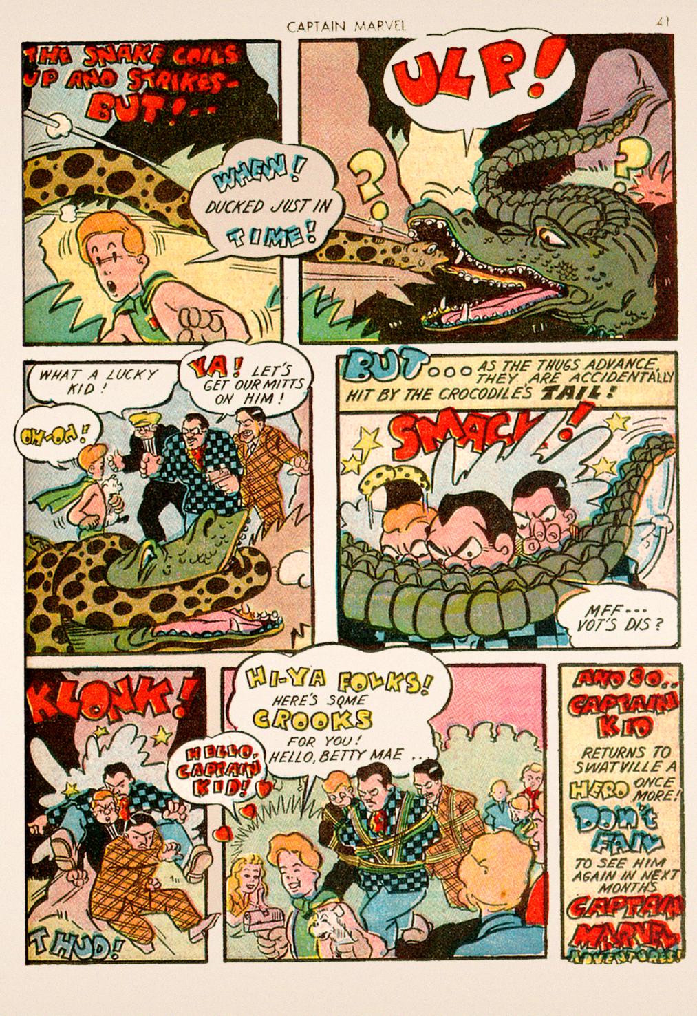 Read online Captain Marvel Adventures comic -  Issue #10 - 41